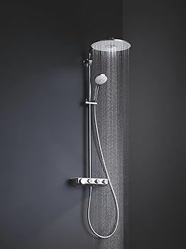 Grohe Euphoria SmartControl 310 Duo Duş Sistemi, Duvara Monte, Termostatik Bataryalı Duş Kolonu, Ay Beyazı - 26507LS0