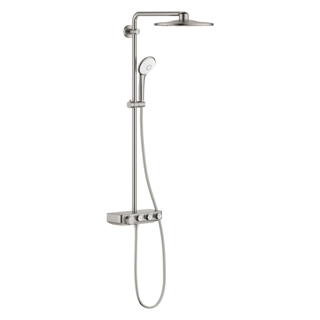 Grohe Euphoria SmartControl 310 Duo Duş Sistemi, Duvara Monte, Termostatik Bataryalı Duş Kolonu, Paslanmaz Çelik 26507DC0