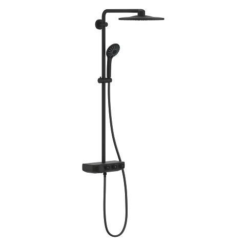 Grohe Euphoria SmartControl 310 Duo Duş Sistemi, Duvara Monte, Termostatik Bataryalı Duş Kolonu, Mat Siyah - 22120KF0