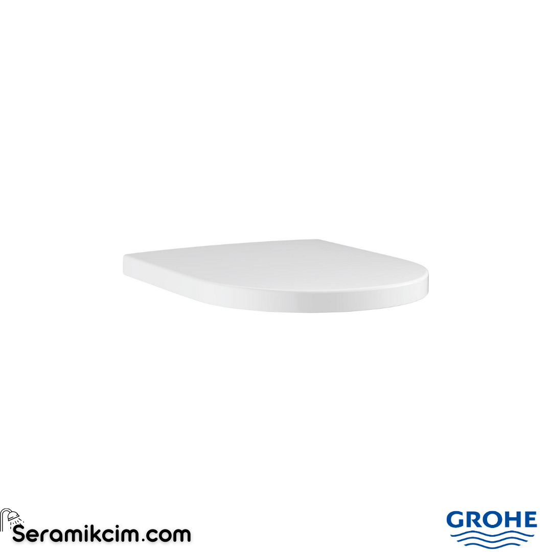 Grohe Euro Ceramic Klozet Kapağı Yavaş Kapanır Beyaz 102501SH00