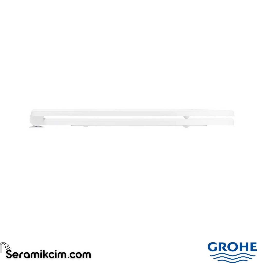 Grohe Euro Ceramic Klozet Kapağı Yavaş Kapanır Beyaz 102500SH00