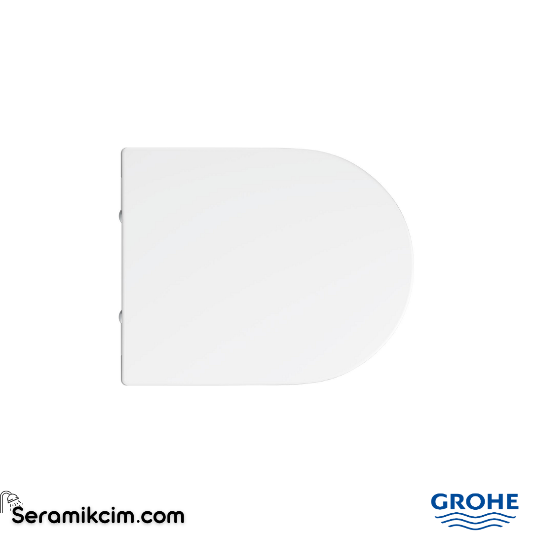 Grohe Euro Ceramic Klozet Kapağı Yavaş Kapanır Beyaz 102501SH00