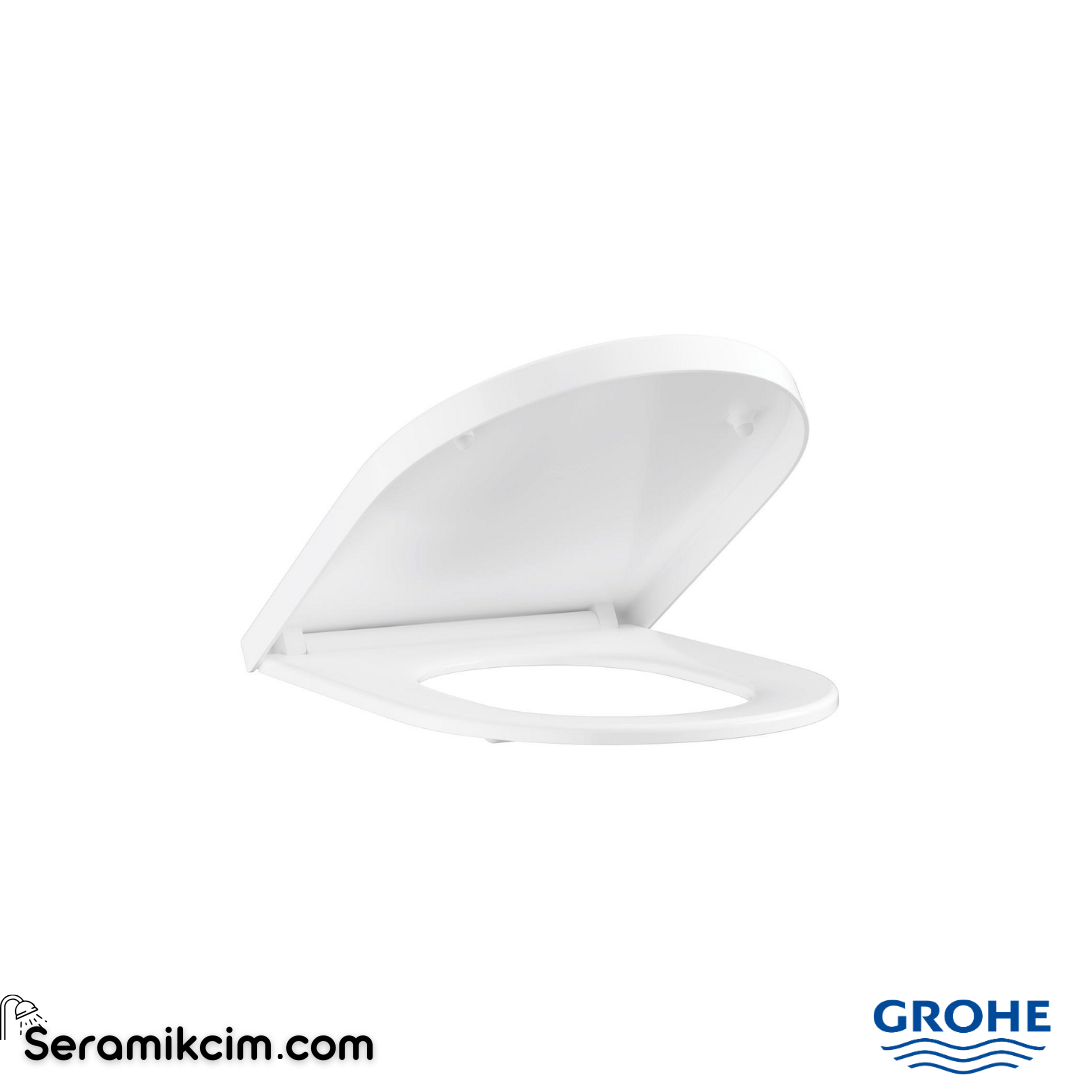 Grohe Euro Ceramic Klozet Kapağı Yavaş Kapanır Beyaz 102501SH00