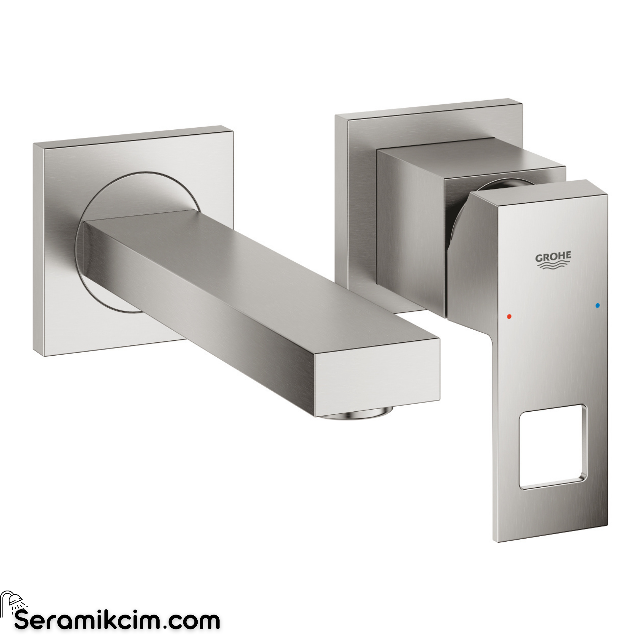 Grohe Eurocube 2 delikli lavabo bataryası  S-Boyut 19895DC0