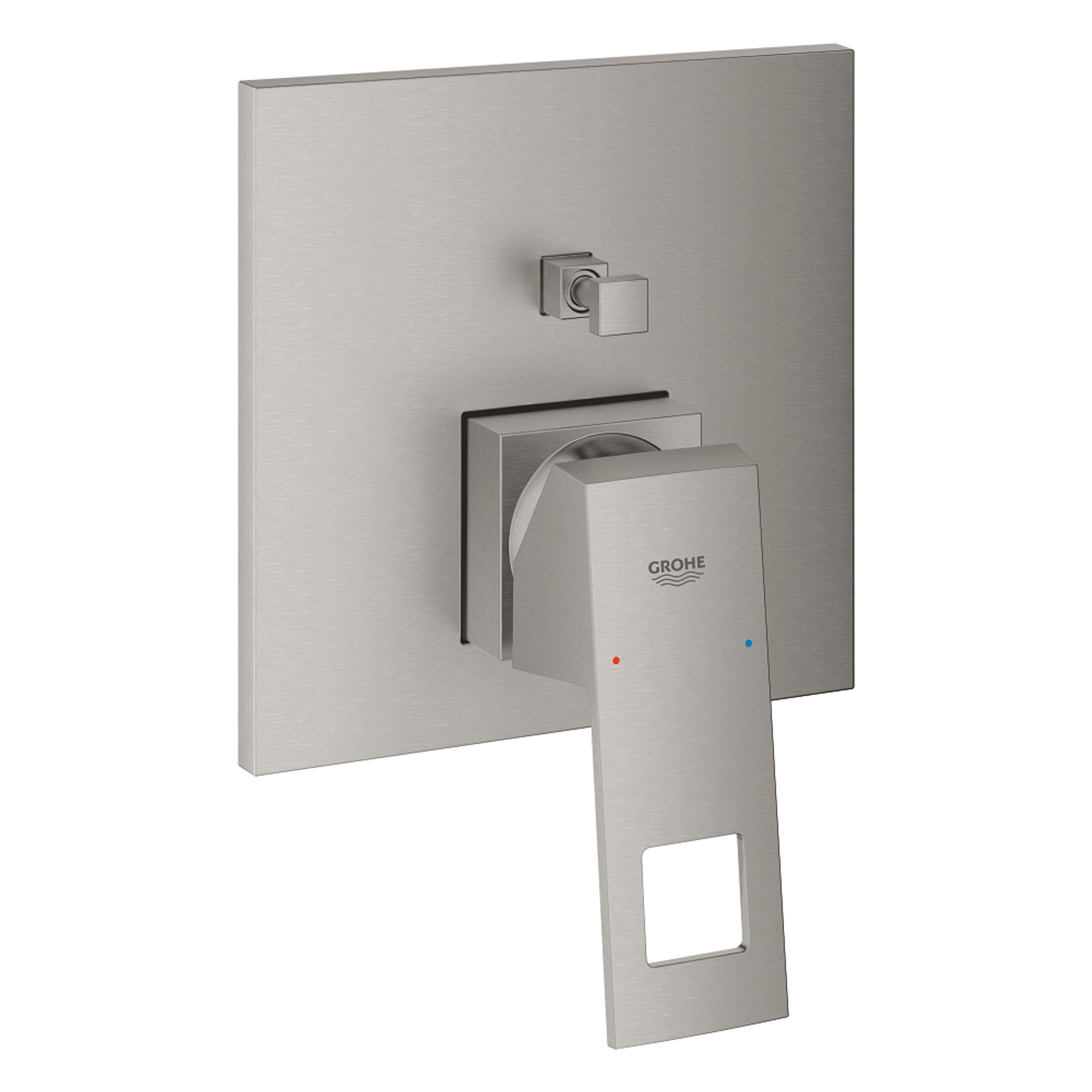 Grohe Eurocube 2 Yollu Yönlendiricili Batarya Paslanmaz Çelik 24062DC0