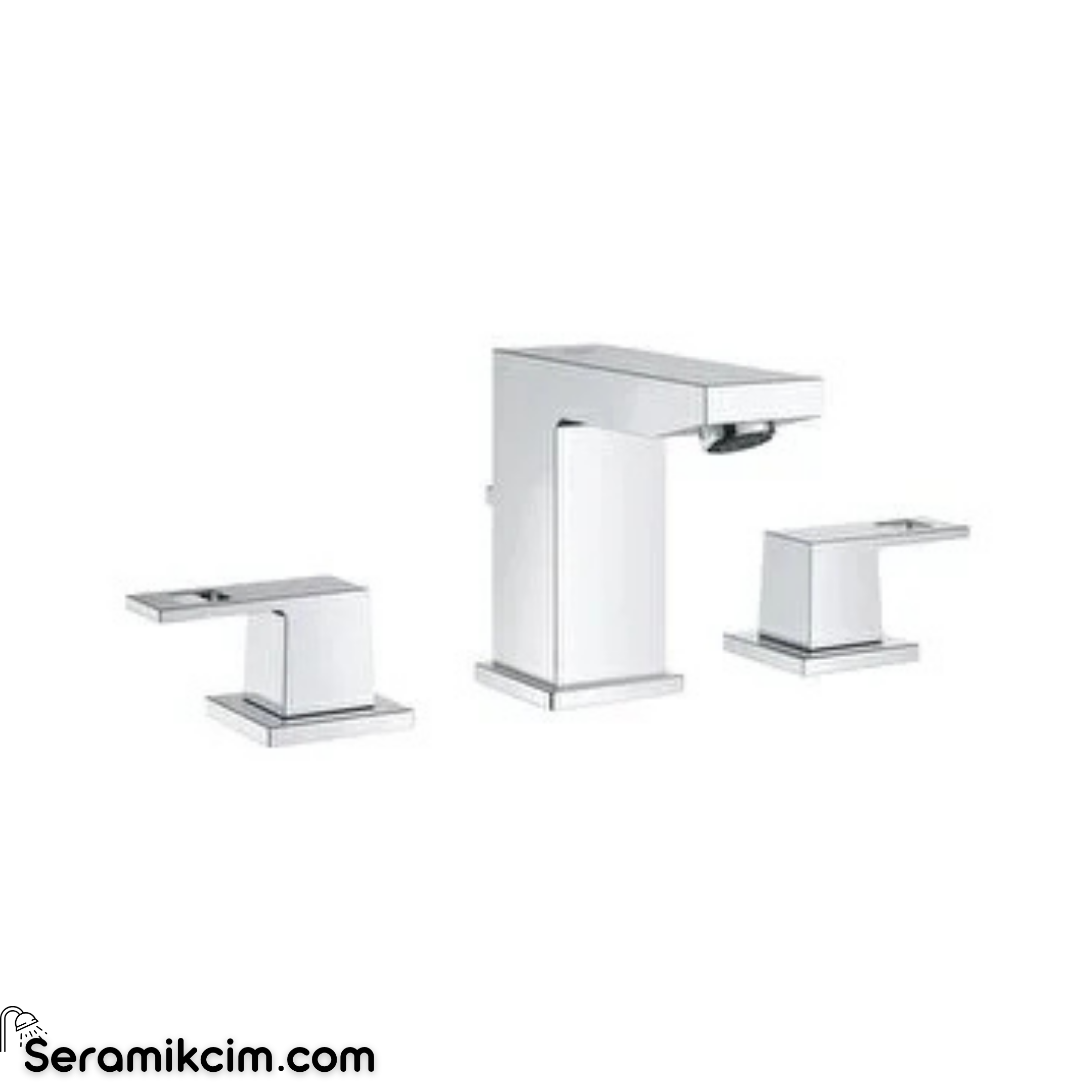 Grohe Eurocube 3 delikli lavabo bataryası 1/2
