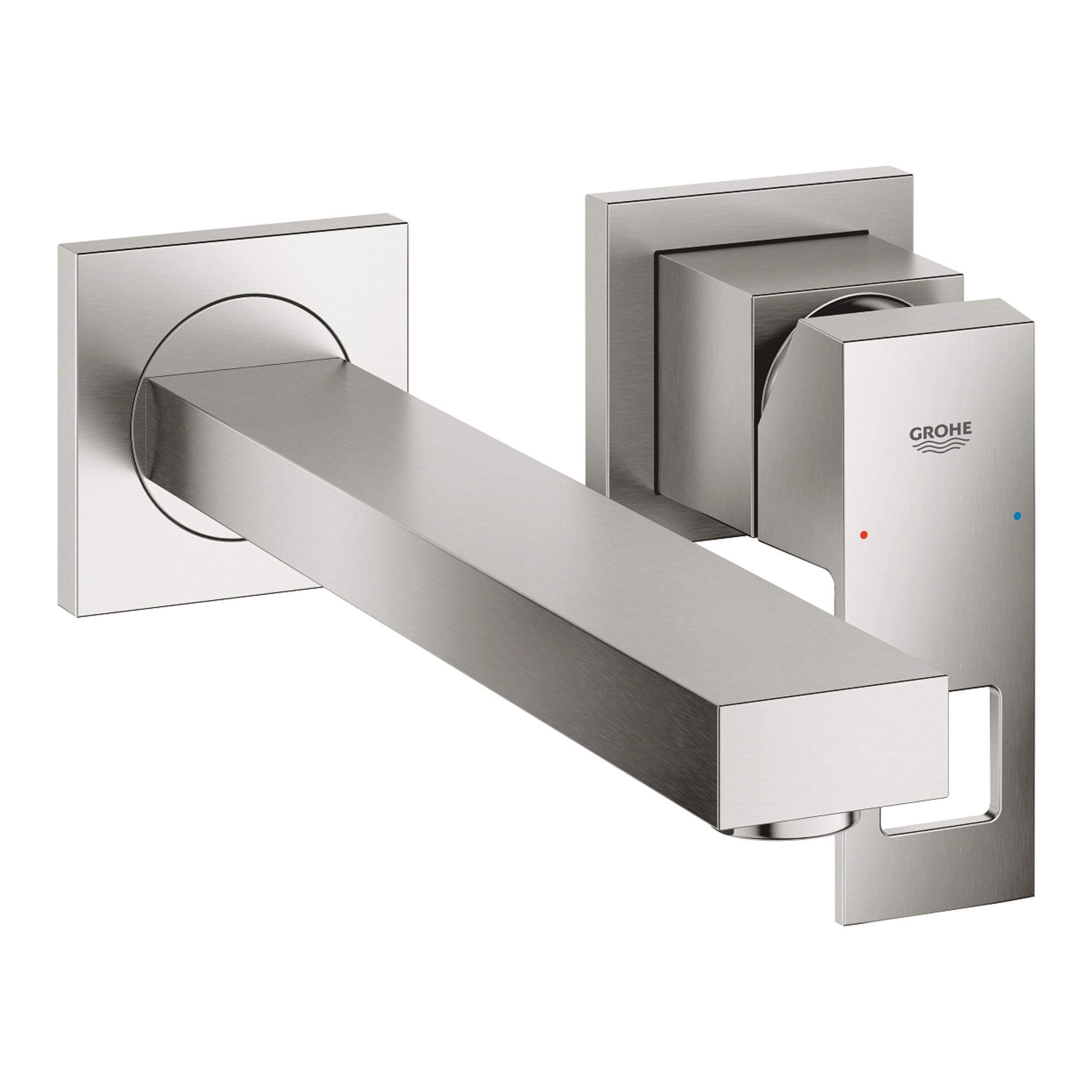 Grohe Eurocube Ankastre 2 Delikli Lavabo Bataryası M Boy Paslanmaz Çelik 23447DC0
