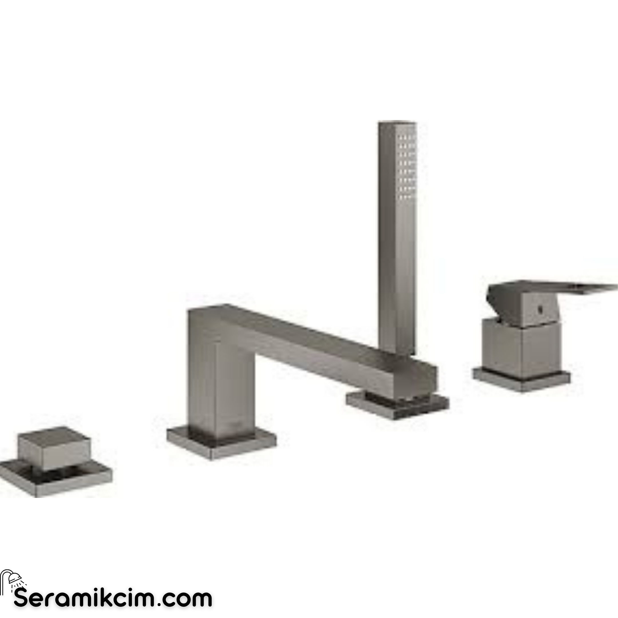 Grohe Eurocube Dört delikli küvet bataryası 19897AL1