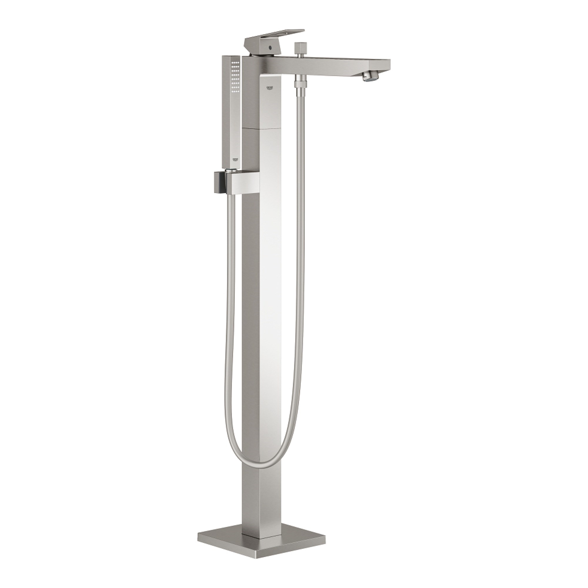 Grohe Eurocube Yerden Küvet Bataryası Paslanmaz Çelik 23672DC1