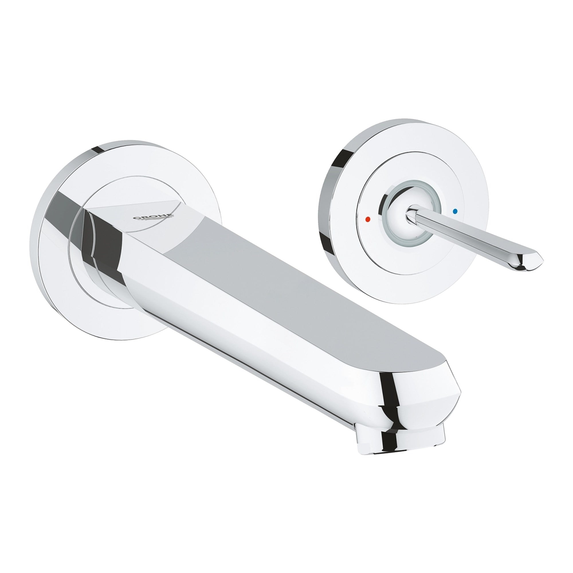 Grohe Eurodisc Joy Ankastre 2 Delikli Lavabo Bataryası L Boy (Sıva Üstü Grubu) Krom 19969000