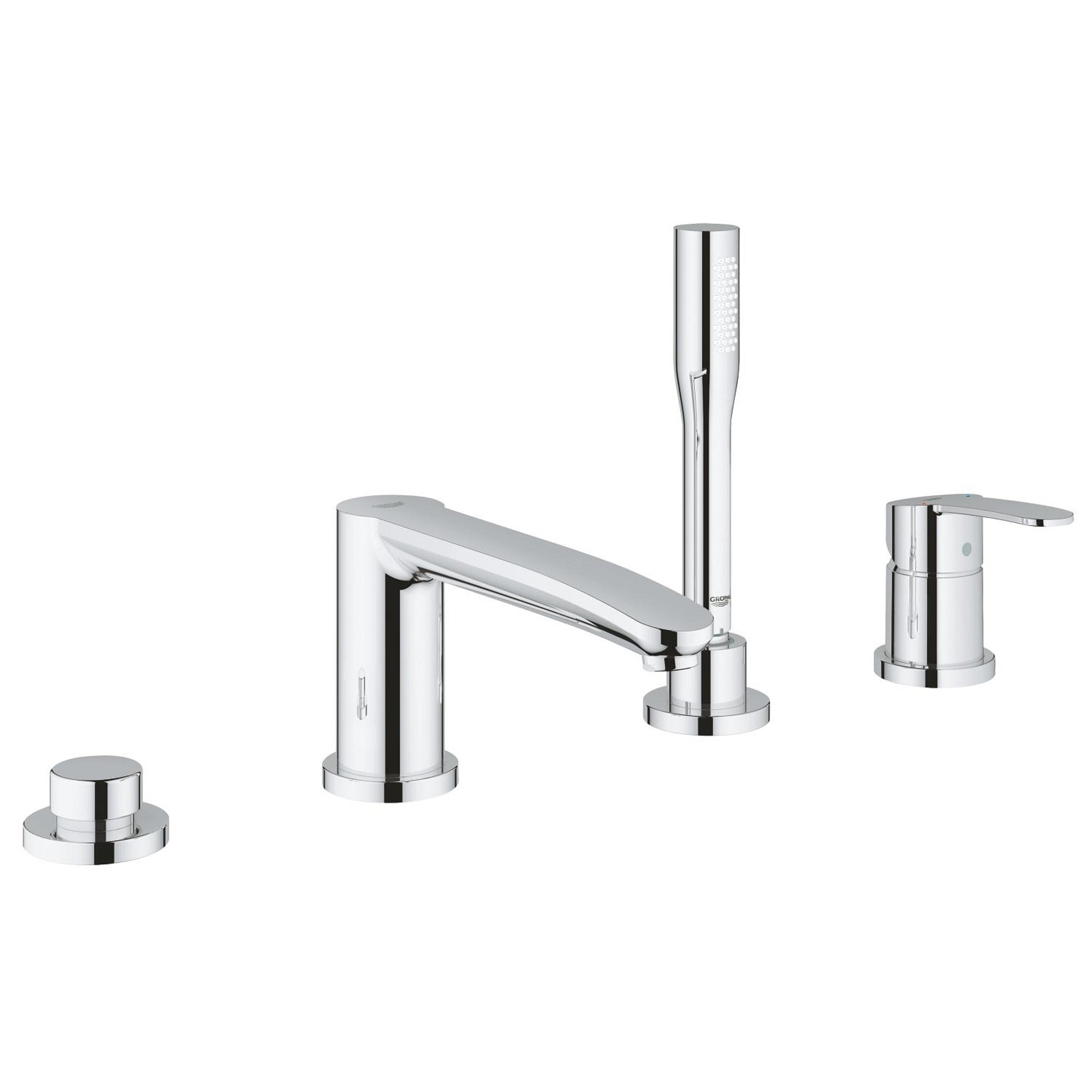 Grohe Eurostyle Cosmopolitan 4 Delikli Küvet Bataryası Seti Krom 23048003