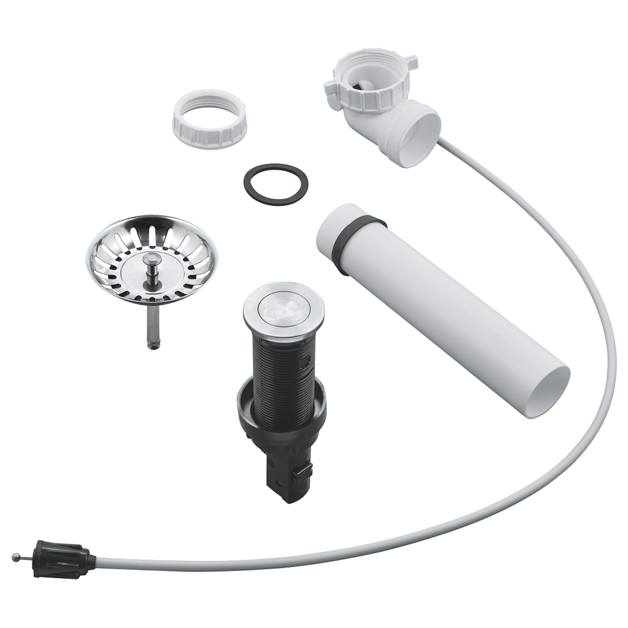 Grohe Eviye Süzgeci ve Sifonu Push Open Paslanmaz Çelik 40986SD0