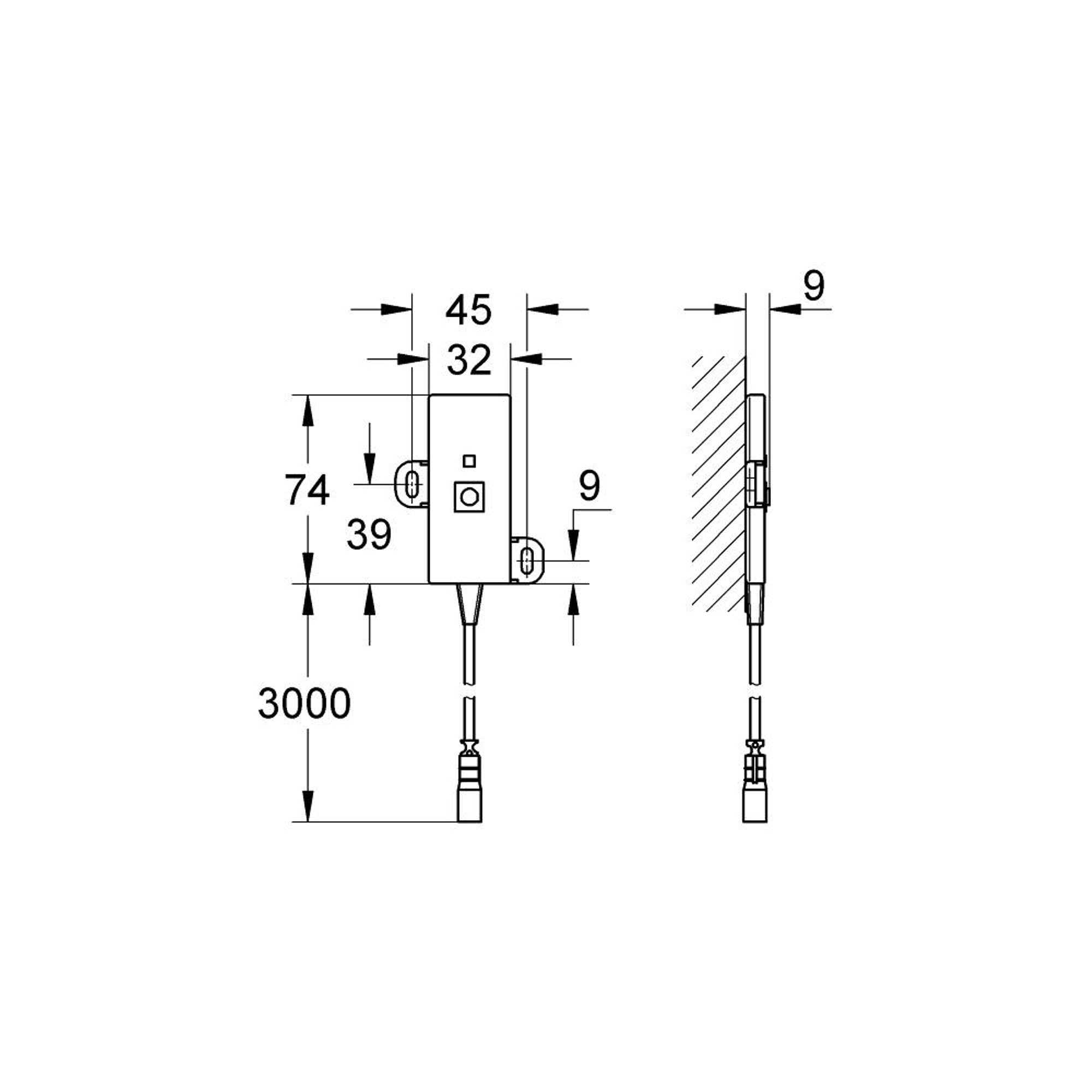 Grohe F-digital Alıcı Verici Ünitesi Krom 36356000