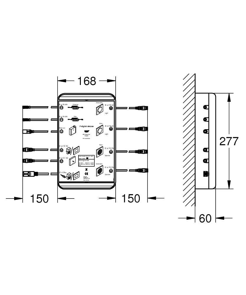 Grohe F-Digital Baz Ünite Kutusu 36358000