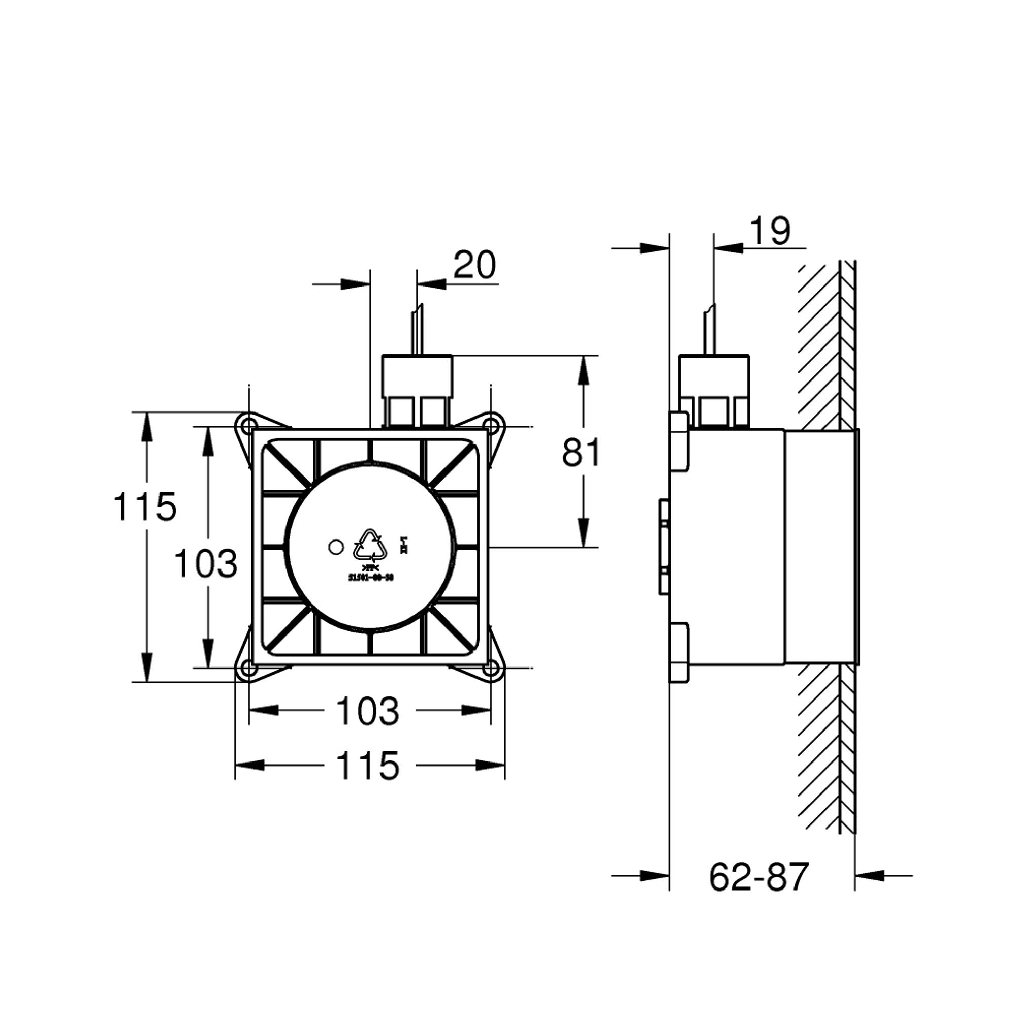 Grohe F-digital deluxe rough inst. sound modul 29413000