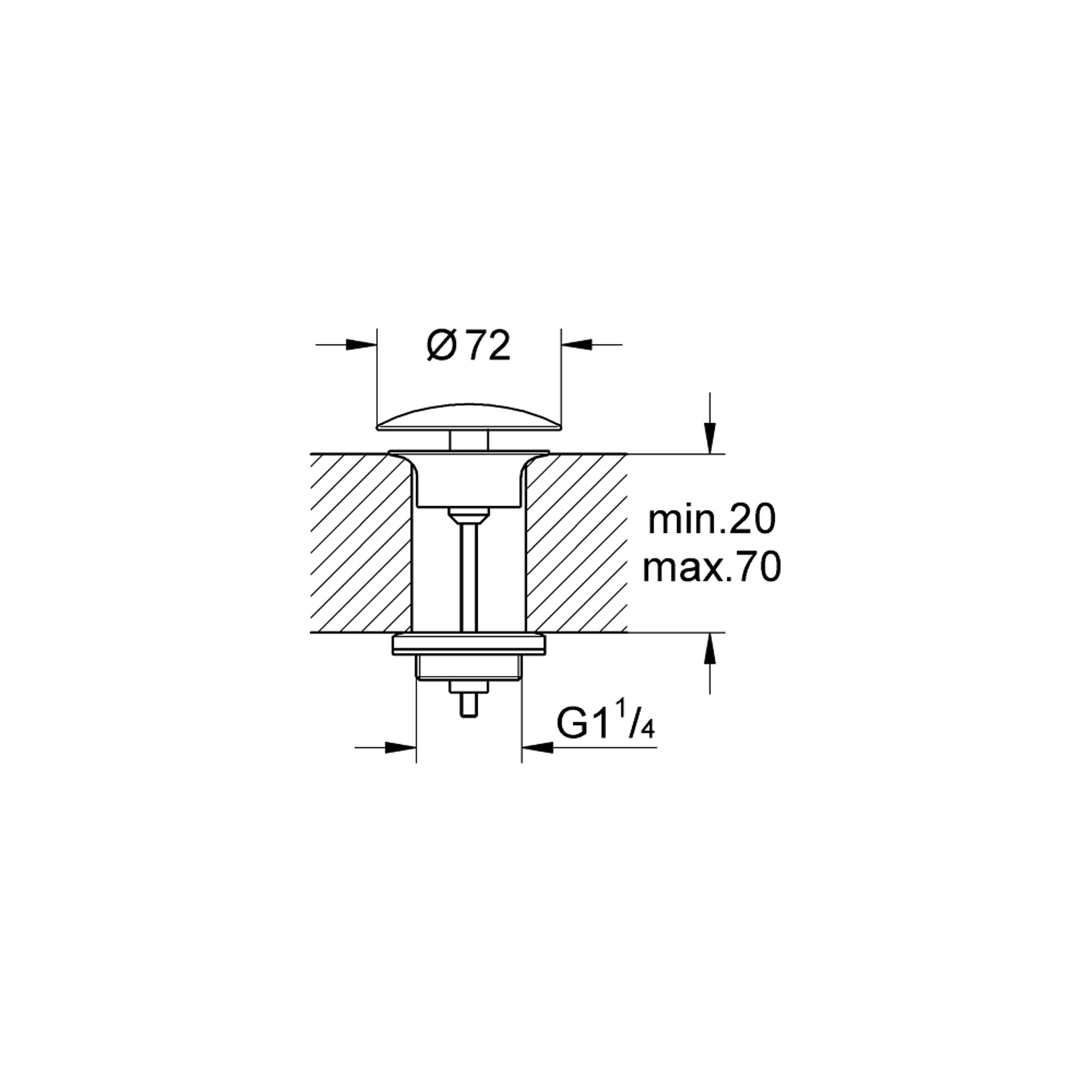 Grohe Gider 1 1/4