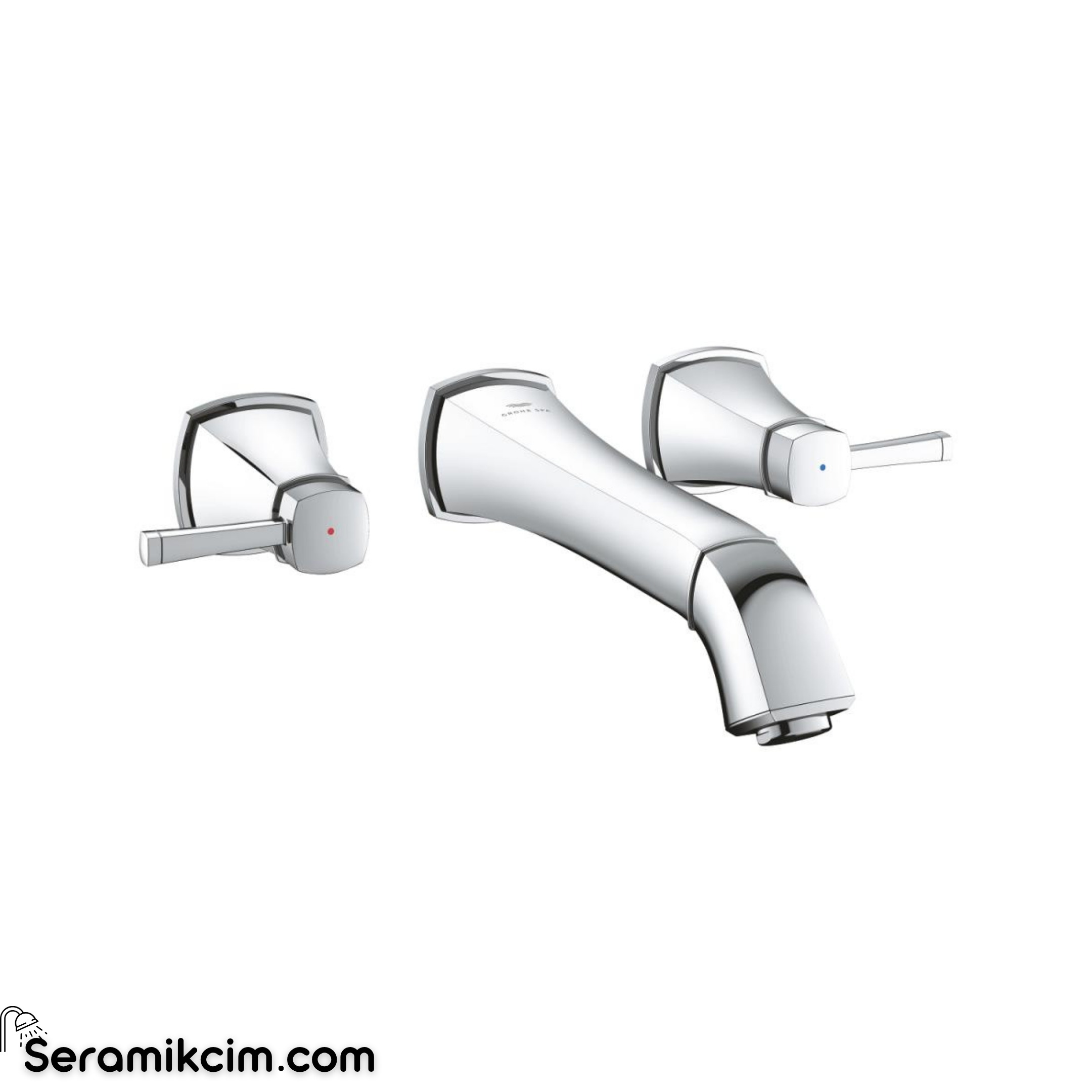 Grohe Grandera 3 delikli lavabo bataryası   L-Boyut 20623000