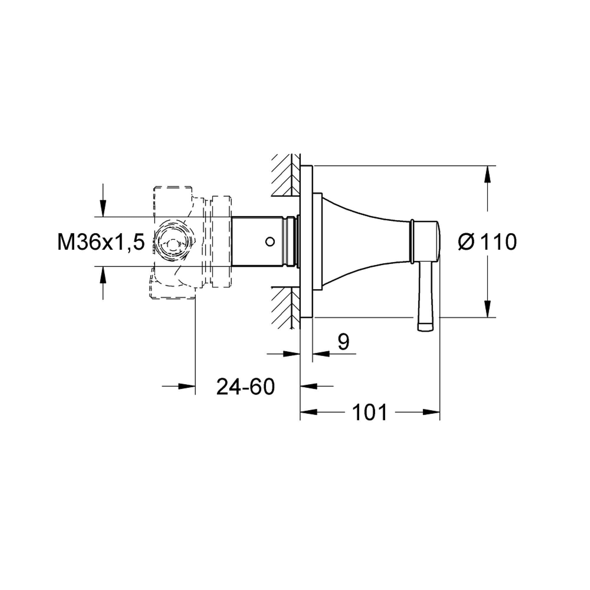 Grohe Grandera 5 Yollu Yönlendirici Krom 29419000