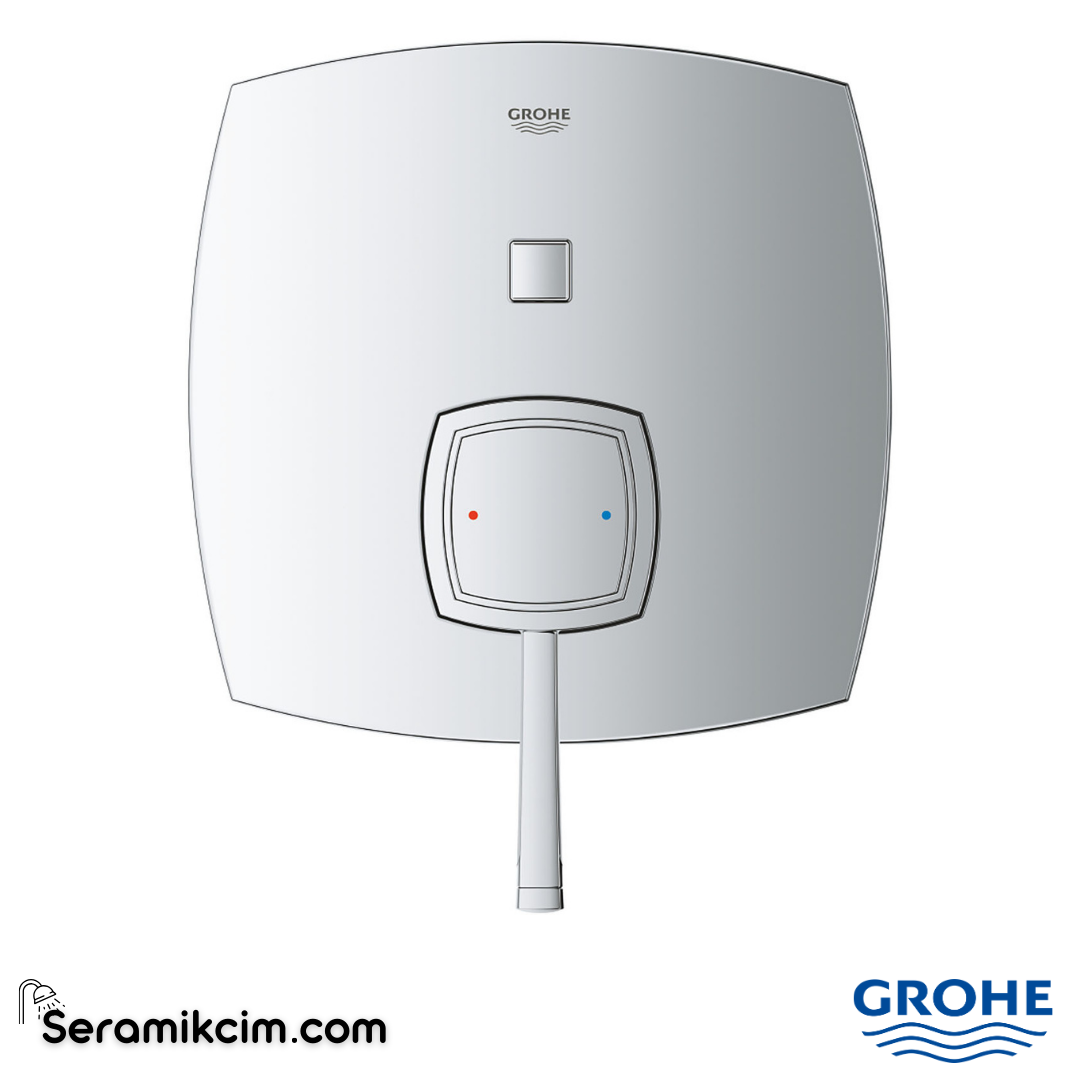 Grohe Grandera Ankastre Banyo/Duş Bataryası (Sıva Üstü Grubu) 2 Yollu Krom 24068000 - 24068000