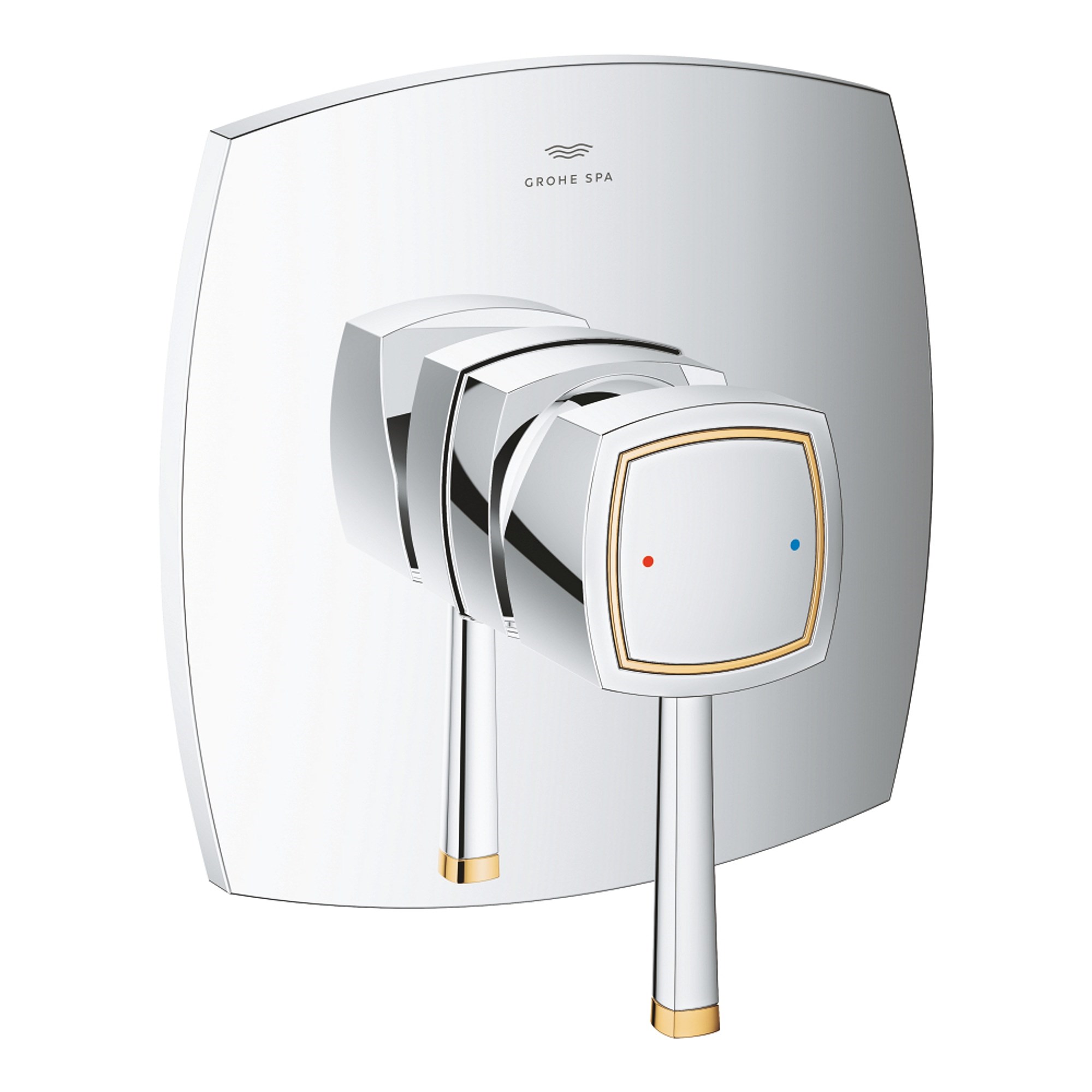 Grohe Grandera Ankastre Duş Bataryası (Sıva Üstü Grubu) Krom-Altın 24259IG0