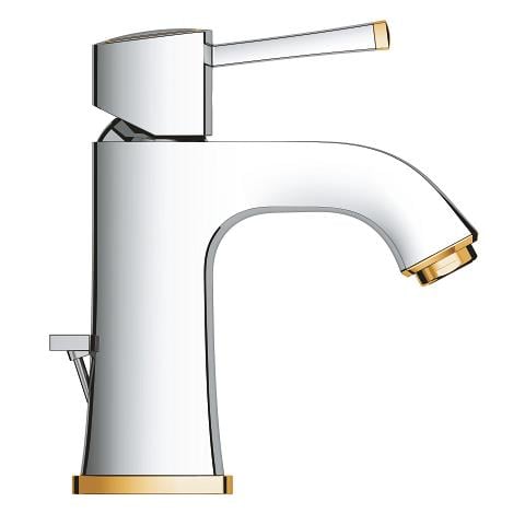 Grohe Grandera Lavabo Bataryası, Sifon Kumandalı, Krom-Altın - 24369IG0