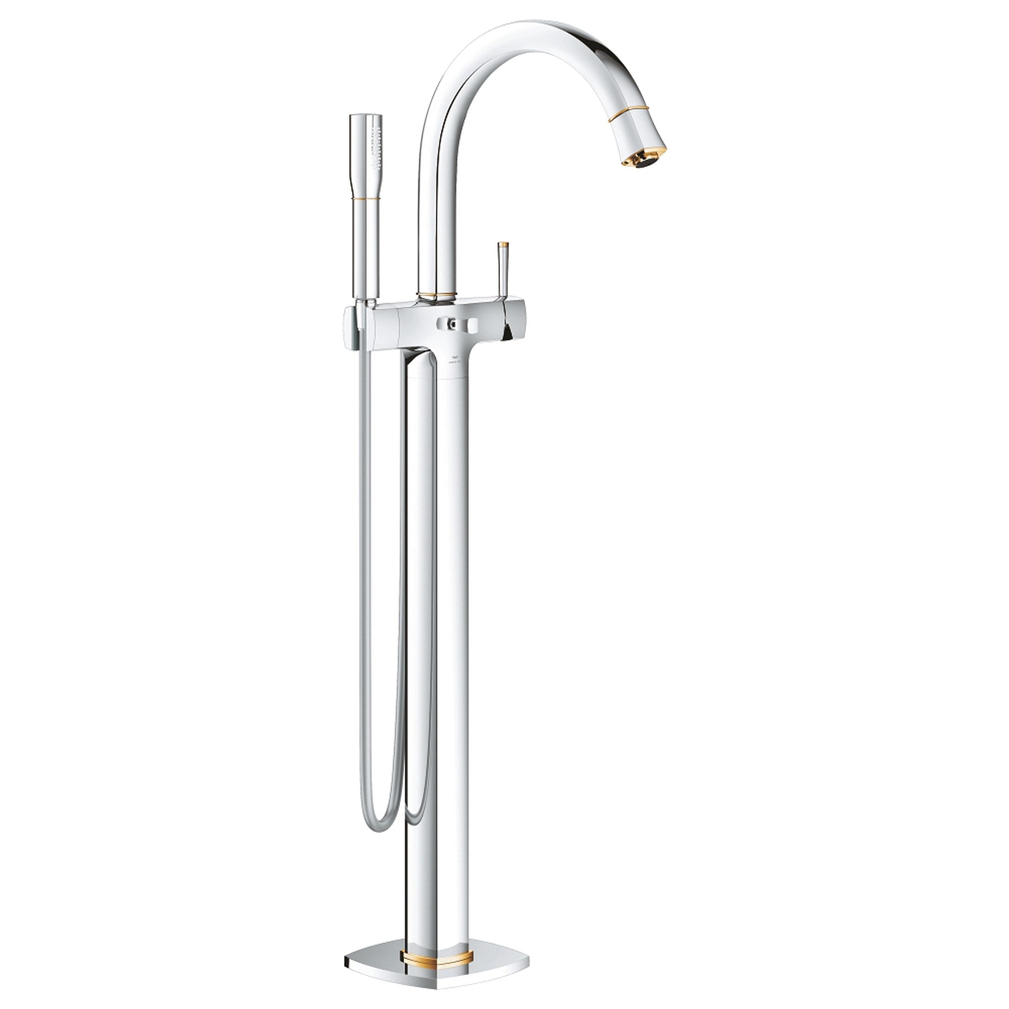 Grohe Grandera Yerden Küvet Bataryası Krom-Altın 24375IG0