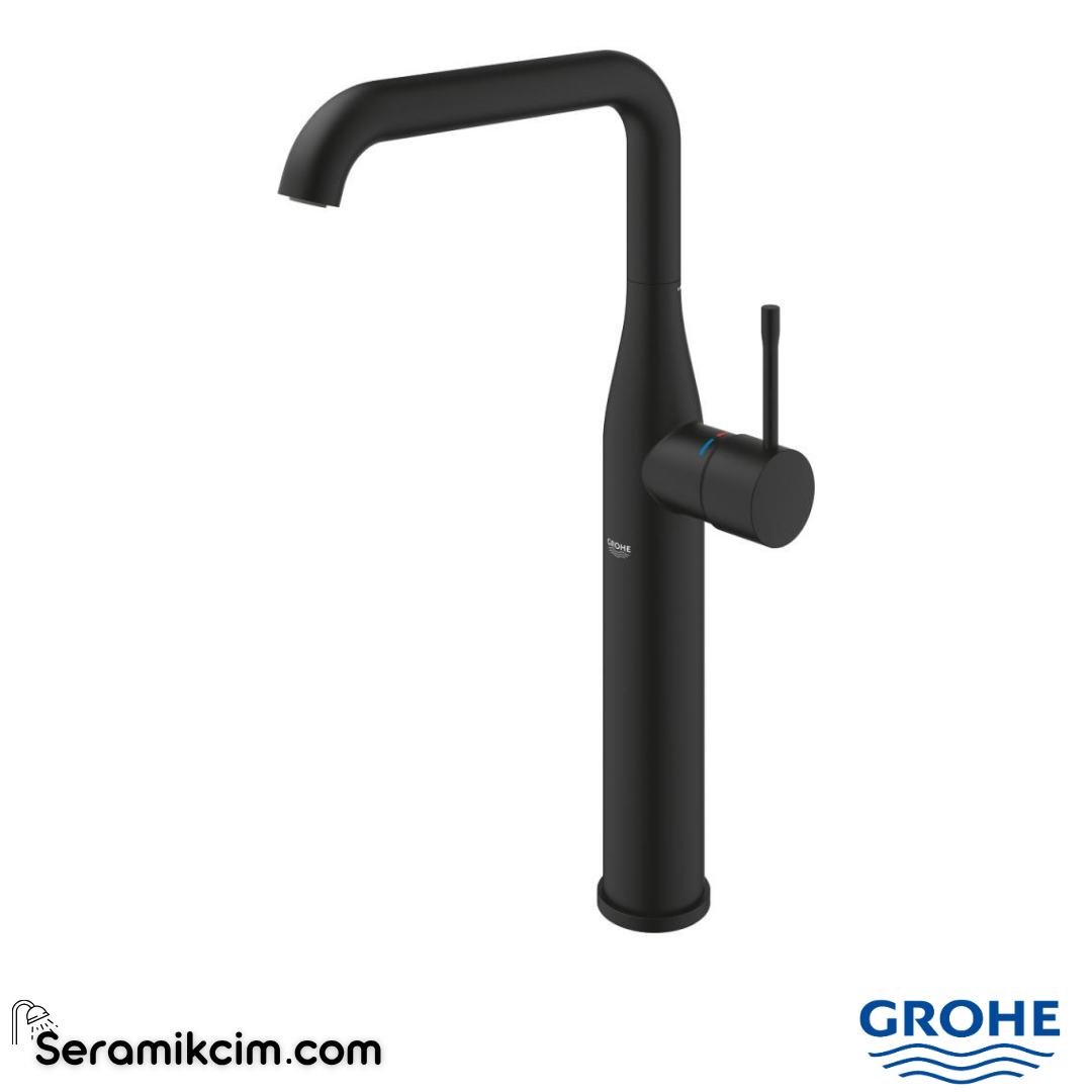 Grohe Grohe Essence Çanak Lavabo Bataryası (XL-Boy), Mat Siyah 24170KF1
