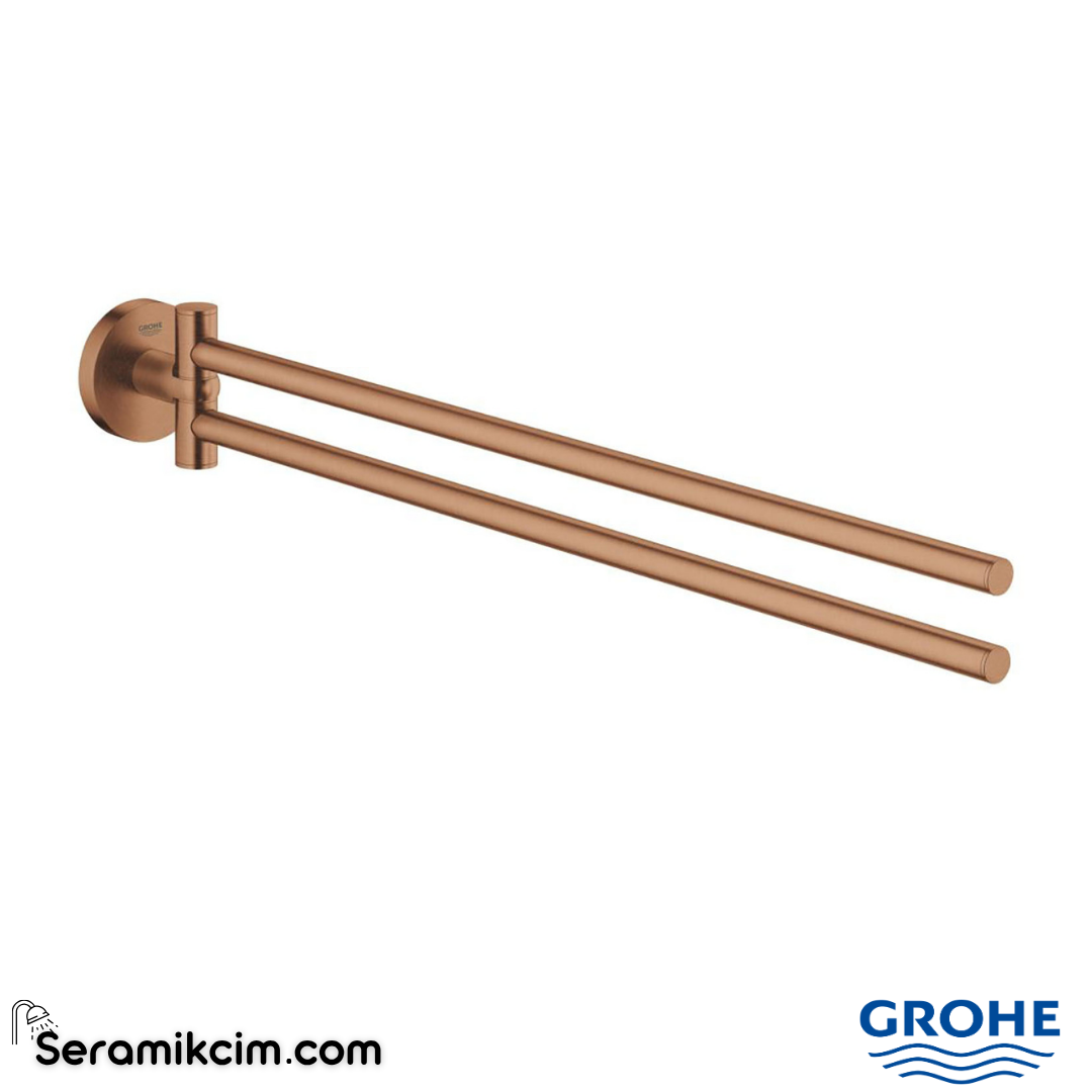 Grohe Grohe Essentials İkili Havluluk, Fırçalı Bakır 40371DL1