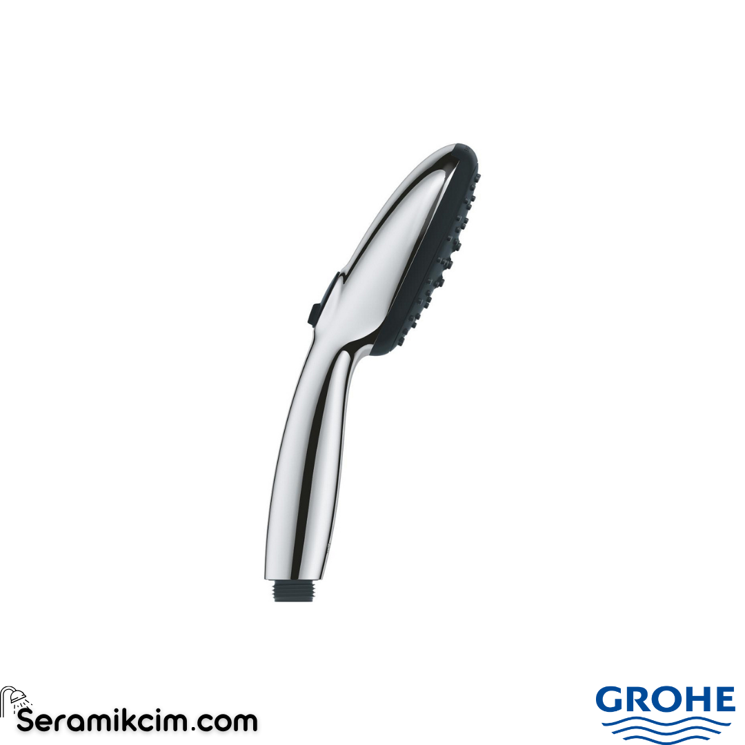 Grohe Grohe Purefoam 110 El Duşu 2 Fonksiyonlu Krom Siyah 1072990000