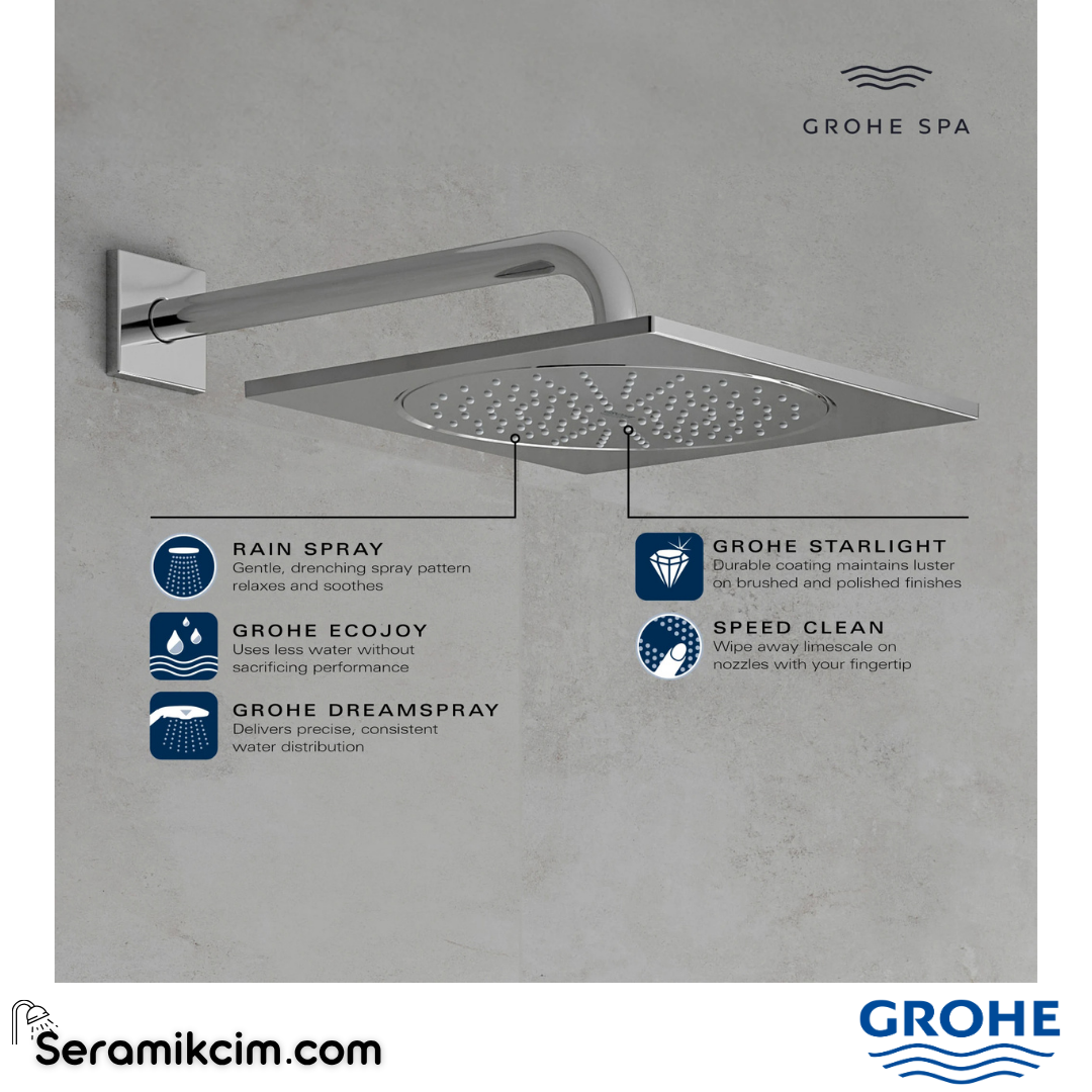 Grohe Grohe Rainshowe AquaTepe Duşu Krom 26881000