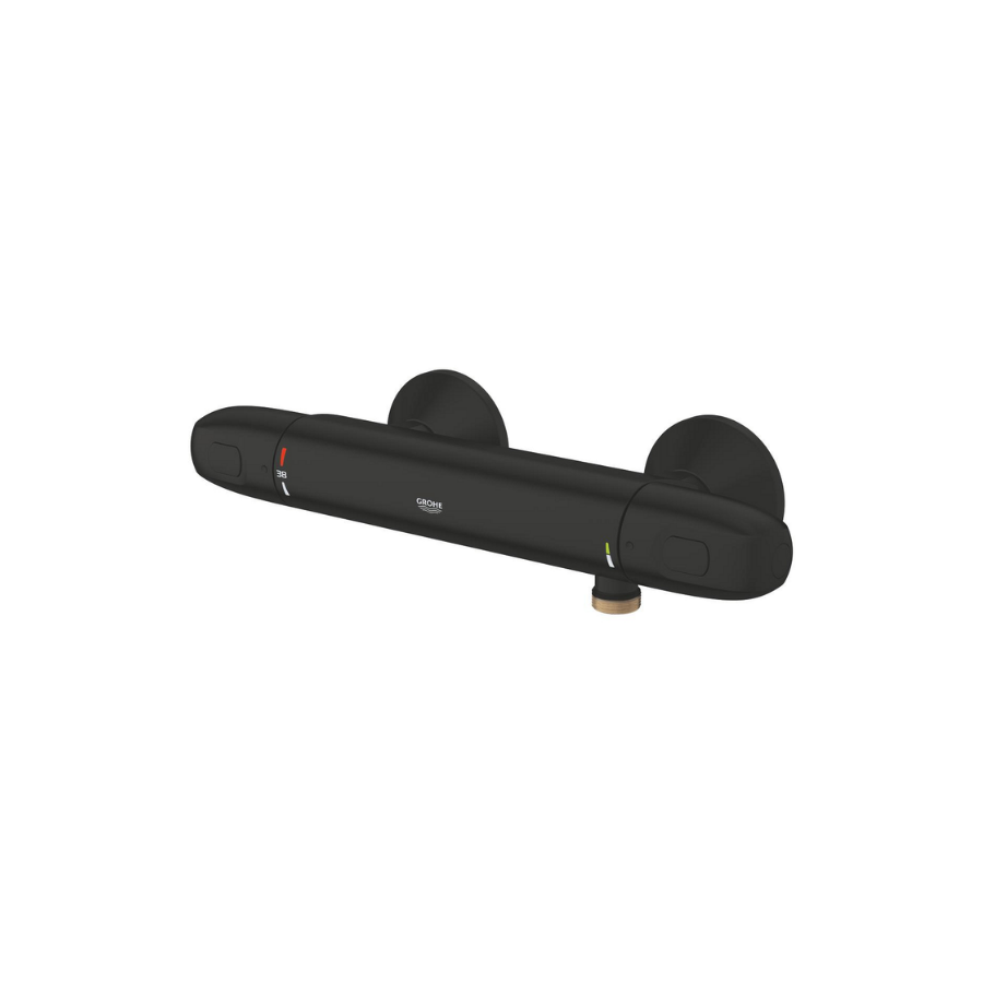 Grohe Grohtherm 1000 Termostatik Duş Bataryası, Mat Siyah 348142433