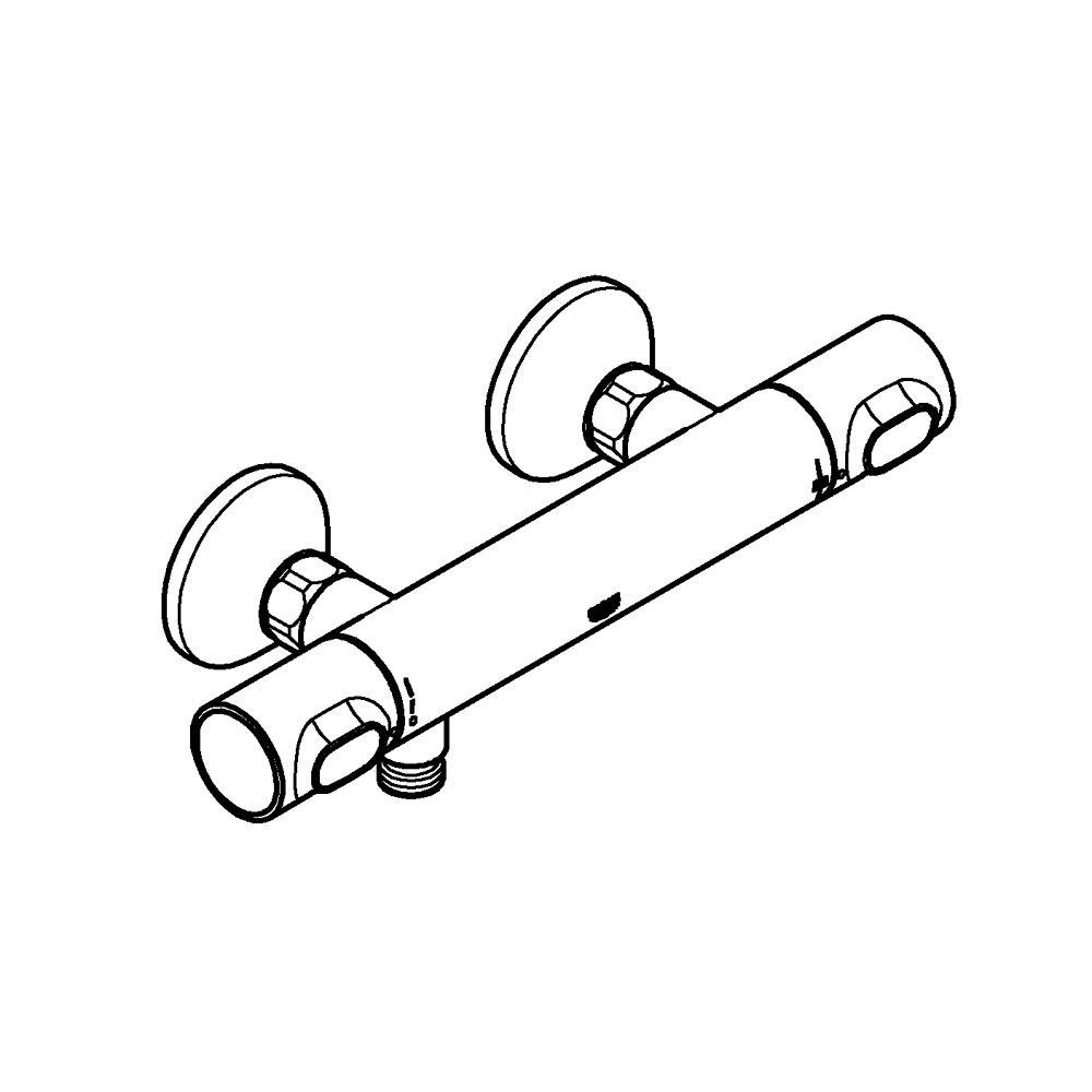 Grohe Grohtherm 500 Termostatik Duş Bataryası - 34793000 - 34793000