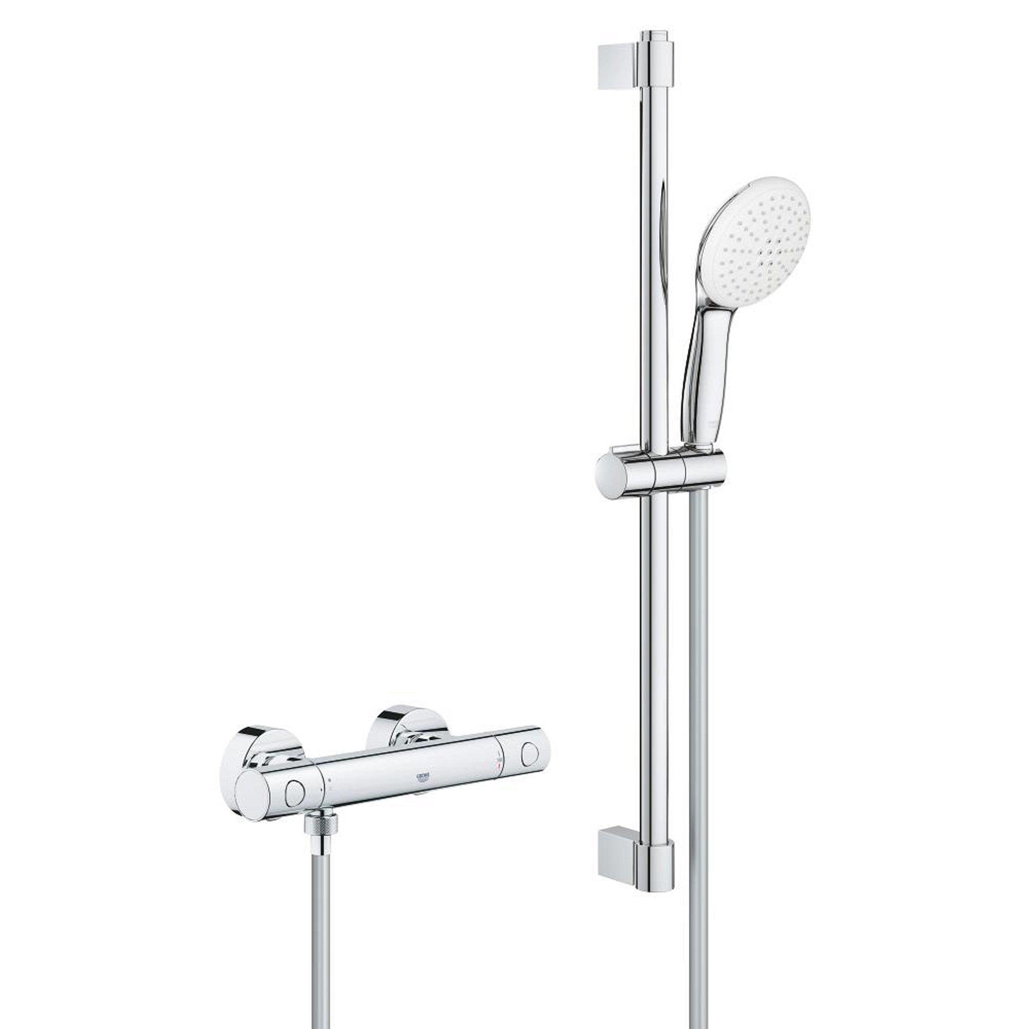 Grohe Grohtherm 800 Cosmopolitan Termostatik Duş Bataryası Krom 34768001