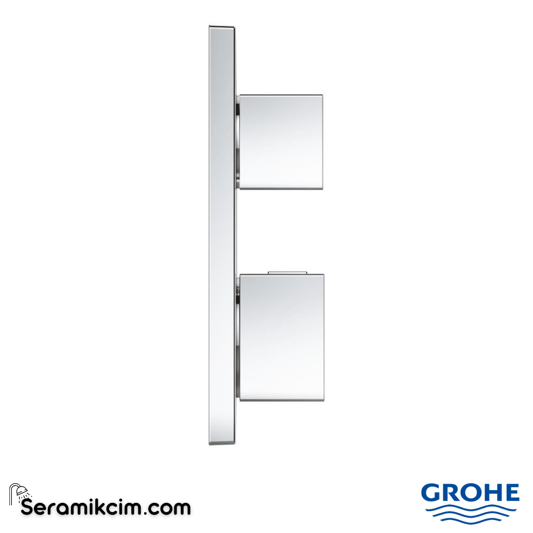 Grohe Grohtherm Cube Termostatik Banyo/Duş Bataryası (Sıva Üstü Grubu) Krom 24154000 - 24154000
