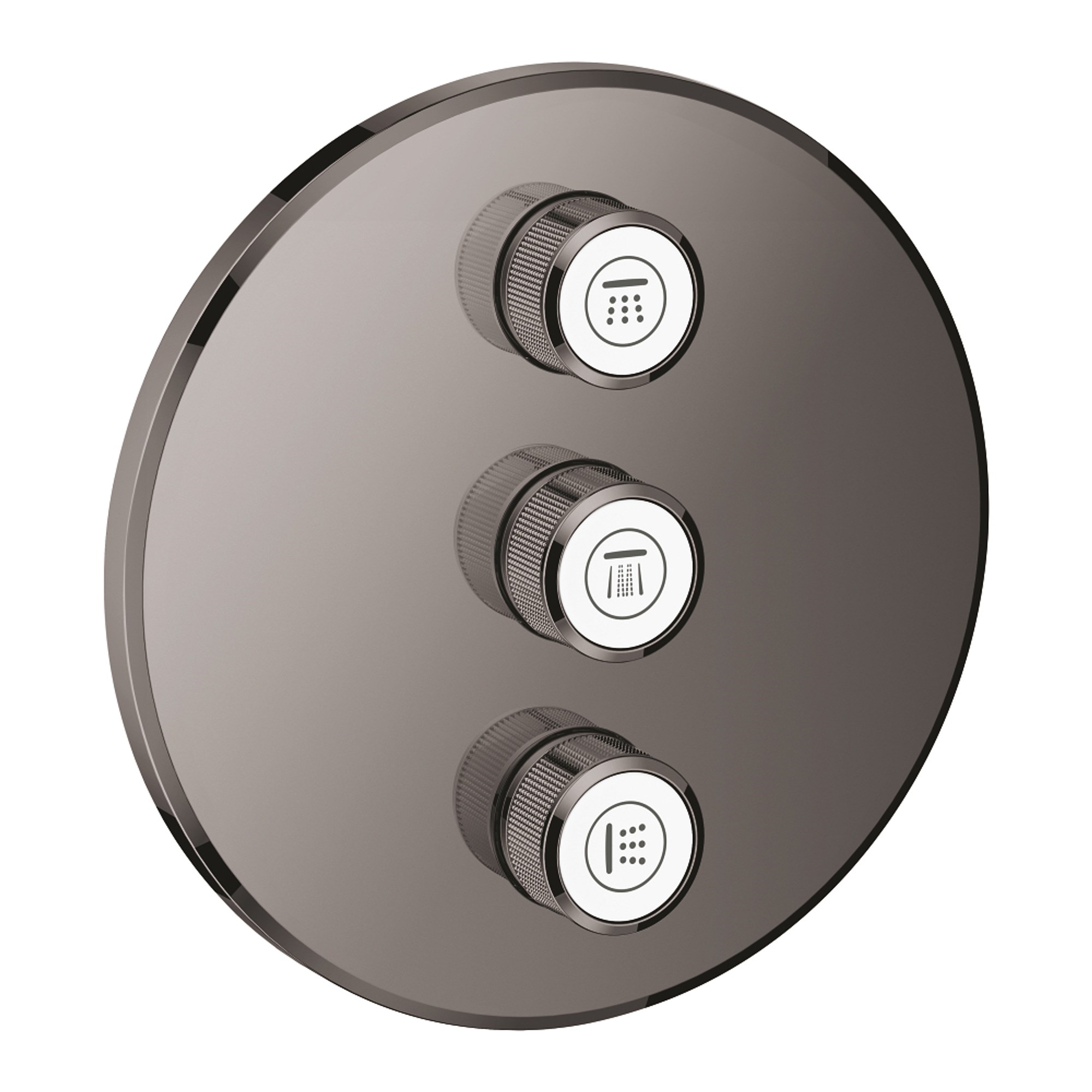 Grohe Grohtherm SmartControl 3 Çıkışlı Debi Kontrolü Sıva Üstü Grubu Sert Grafit 29122A00