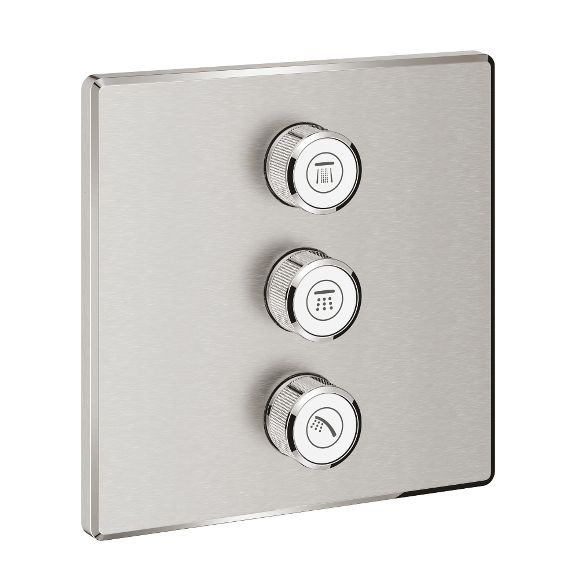 Grohe Grohtherm SmartControl 3 Çıkışlı Debi Kontrolü Sıva Üstü Grubu Paslanmaz Çelik 29127DC0