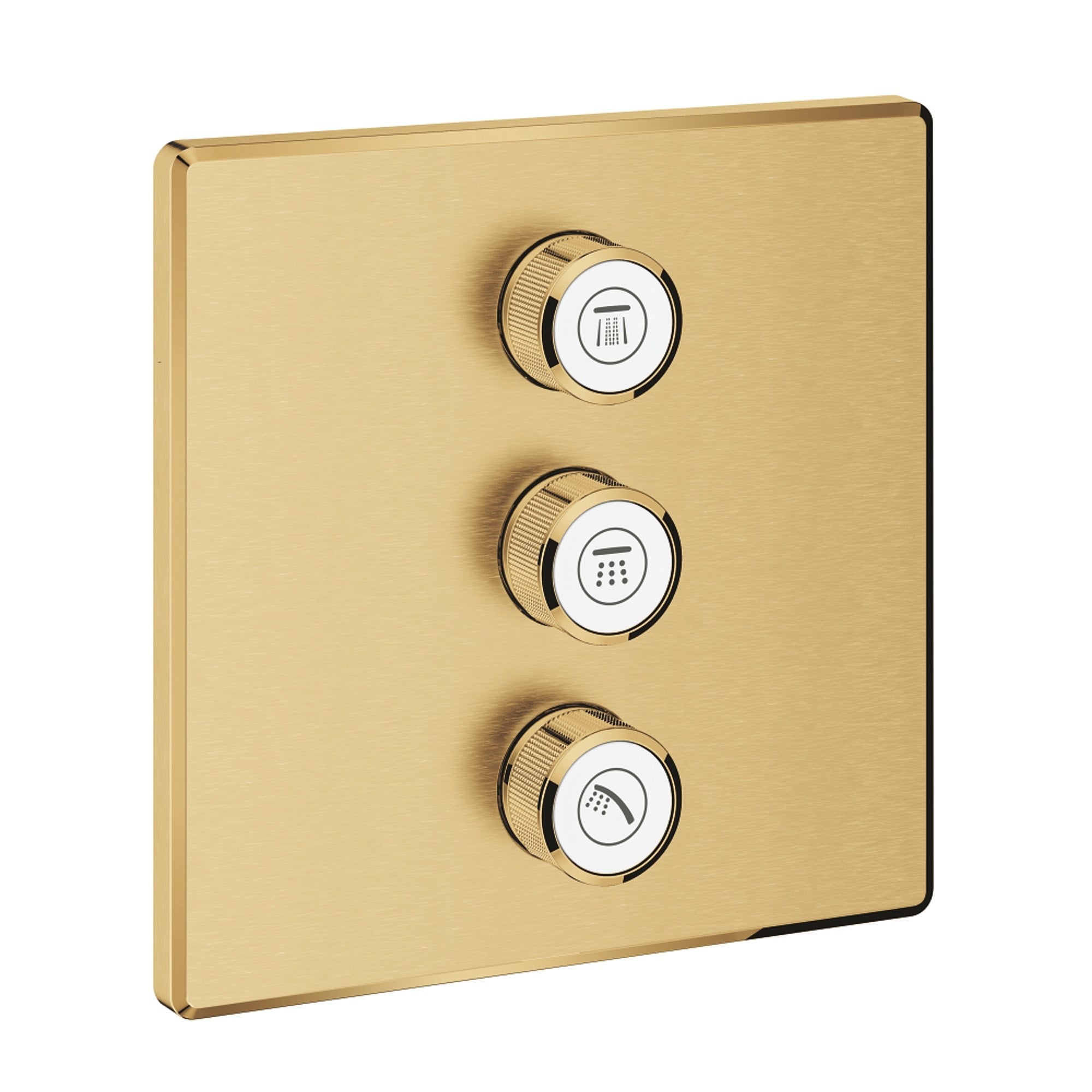 Grohe Grohtherm SmartControl 3 Çıkışlı Debi Kontrolü Sıva Üstü Grubu Fırçalı Altın 29127GN0