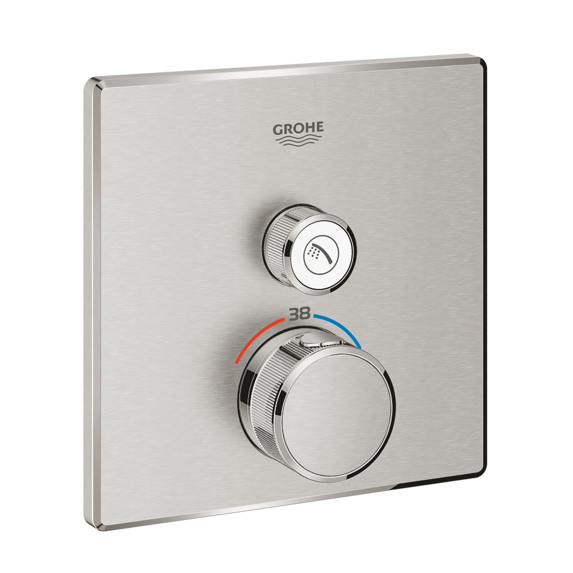 Grohe Grohtherm SmartControl Ankastre Termostatik Batarya 1 Vanalı Paslanmaz Çelik 29123DC0