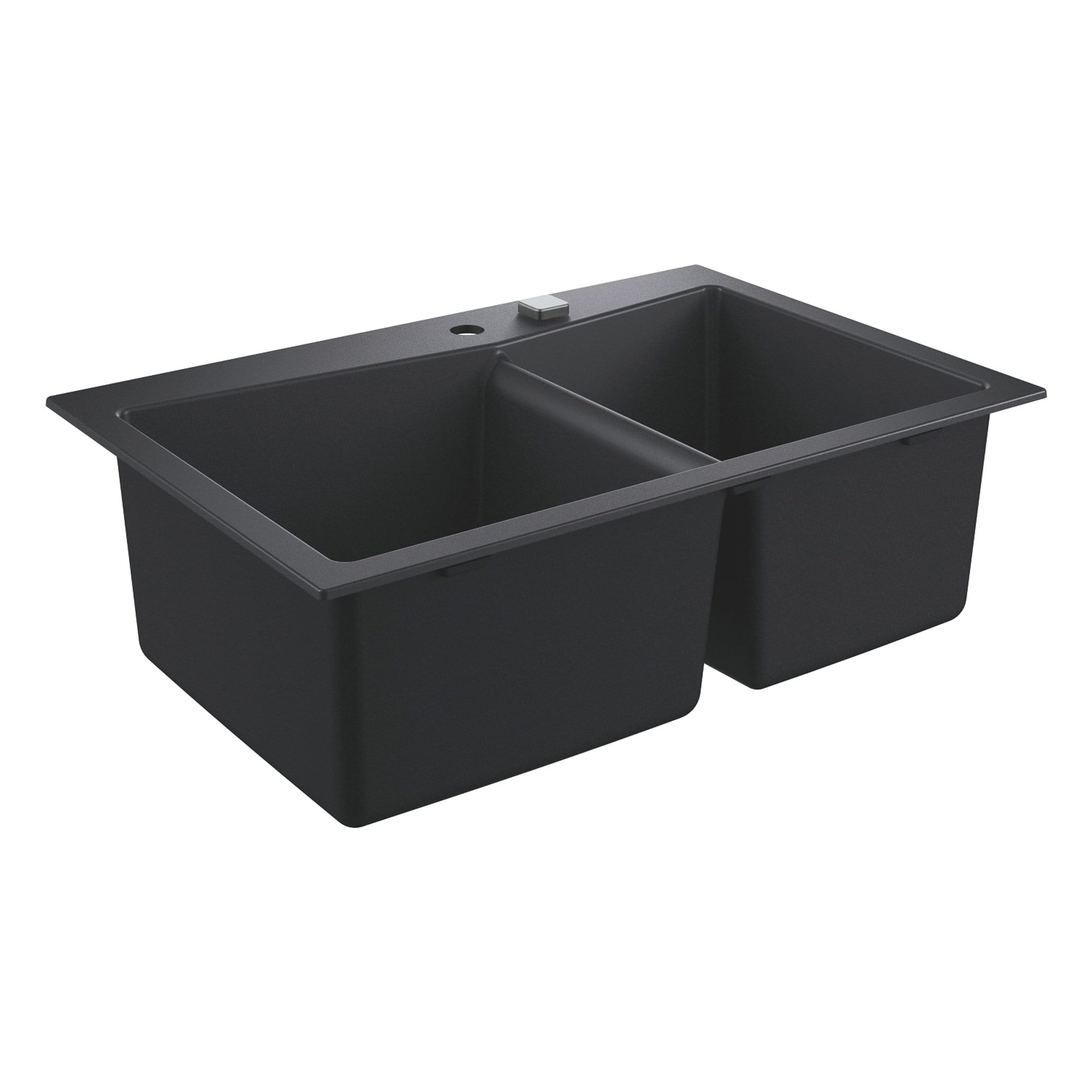 Grohe K700 Kompozit Eviye 83,8x55,9 cm 2 Hazneli Granit Siyah 31657AP0