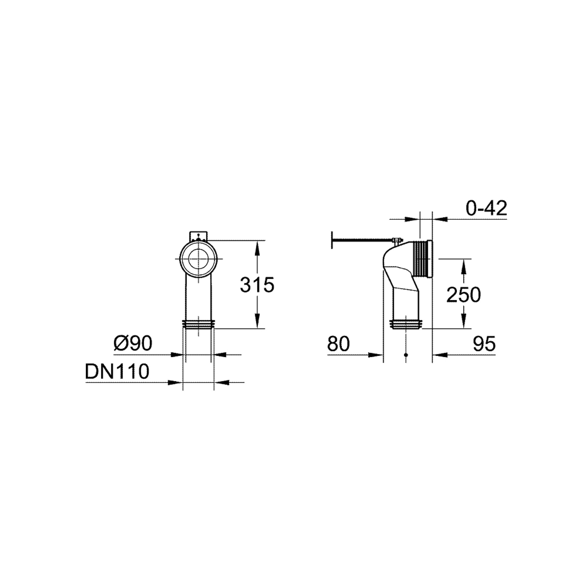 Grohe Klozet Çıkış Bağlantısı 39457000