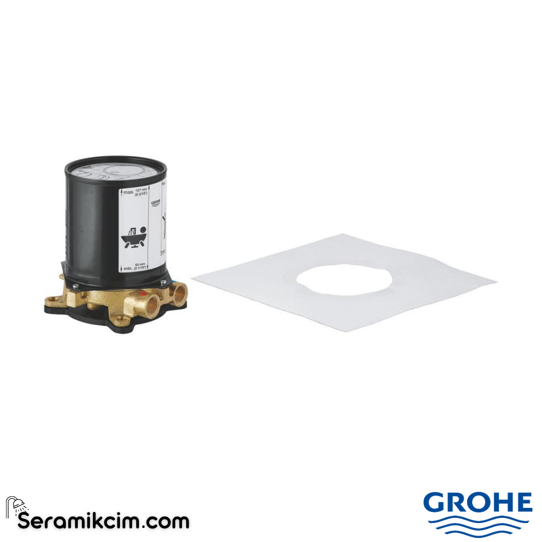 Grohe Küvet Bataryası ve Yerden Duş Kolonu İçin Ankastre İç Montaj Gövdesi 45984001 - 45984001