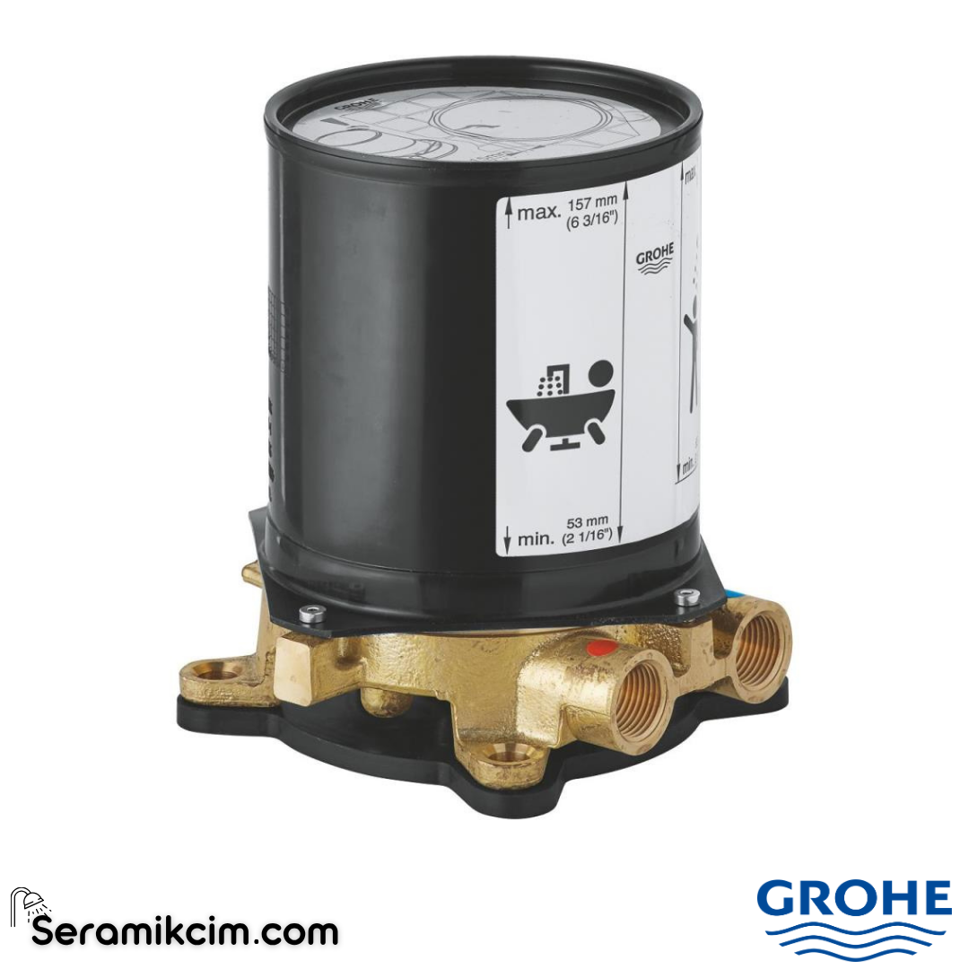 Grohe Küvet Bataryası ve Yerden Duş Kolonu İçin Ankastre İç Montaj Gövdesi 45984001 - 45984001