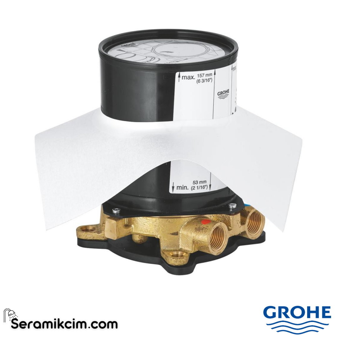 Grohe Küvet Bataryası ve Yerden Duş Kolonu İçin Ankastre İç Montaj Gövdesi 45984001 - 45984001