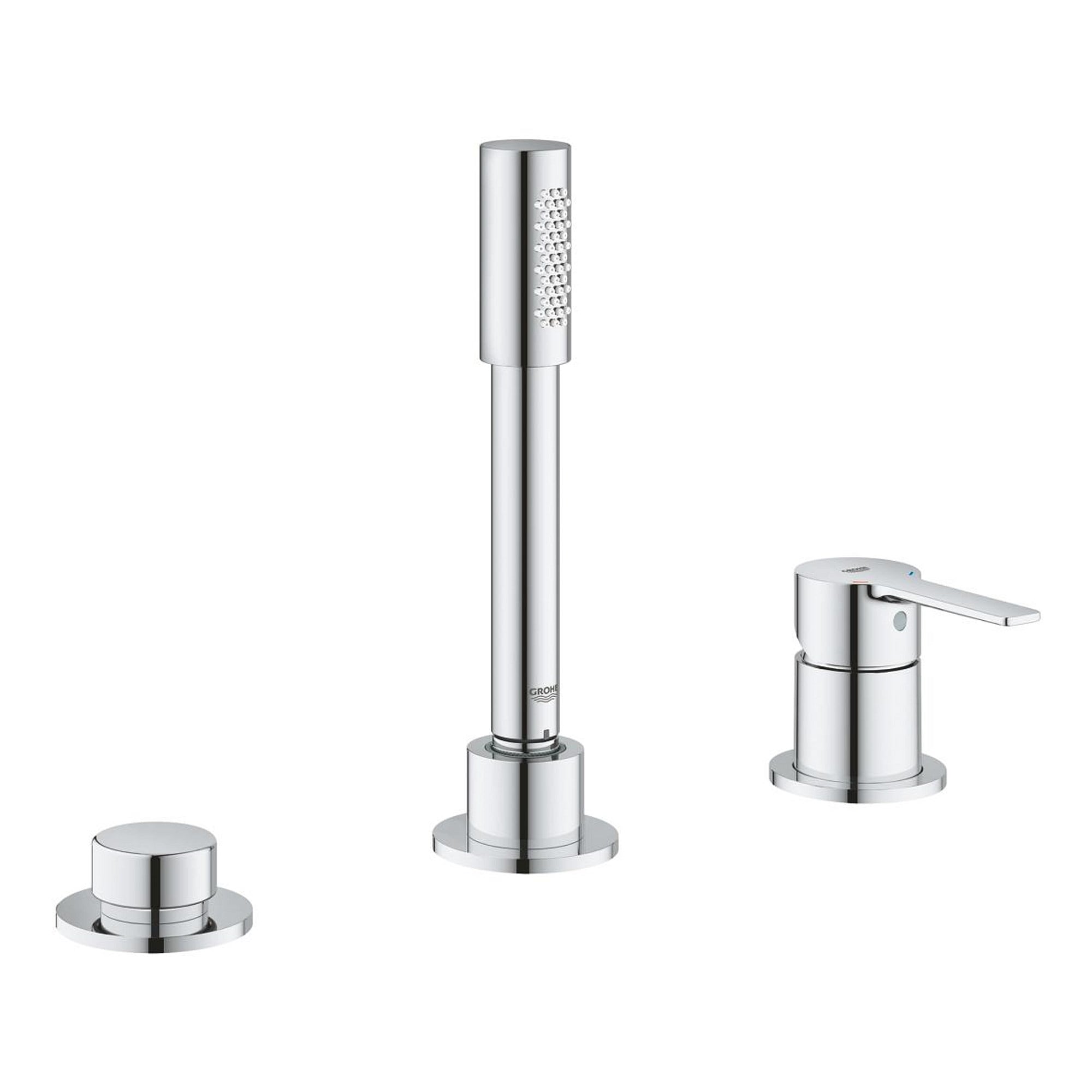 Grohe Lineare 3 Delikli Küvet Bataryası Seti Krom 19965001