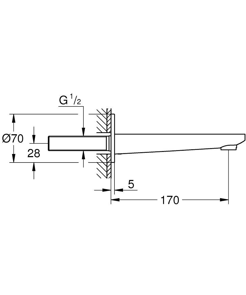 Grohe Lineare New Çıkış Ucu Paslanmaz Çelik 13383DC1