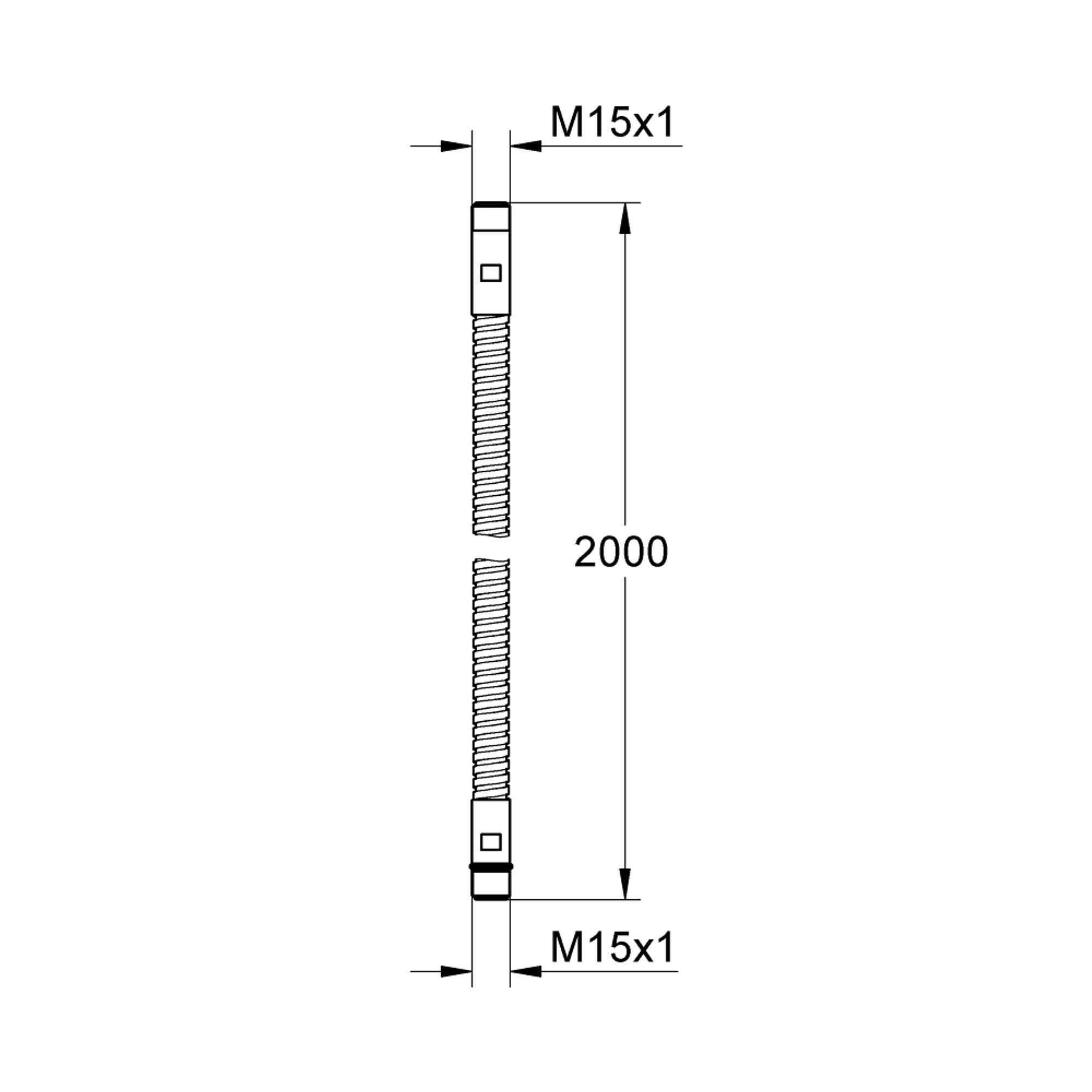 Grohe Metal Hortum Krom 28146000