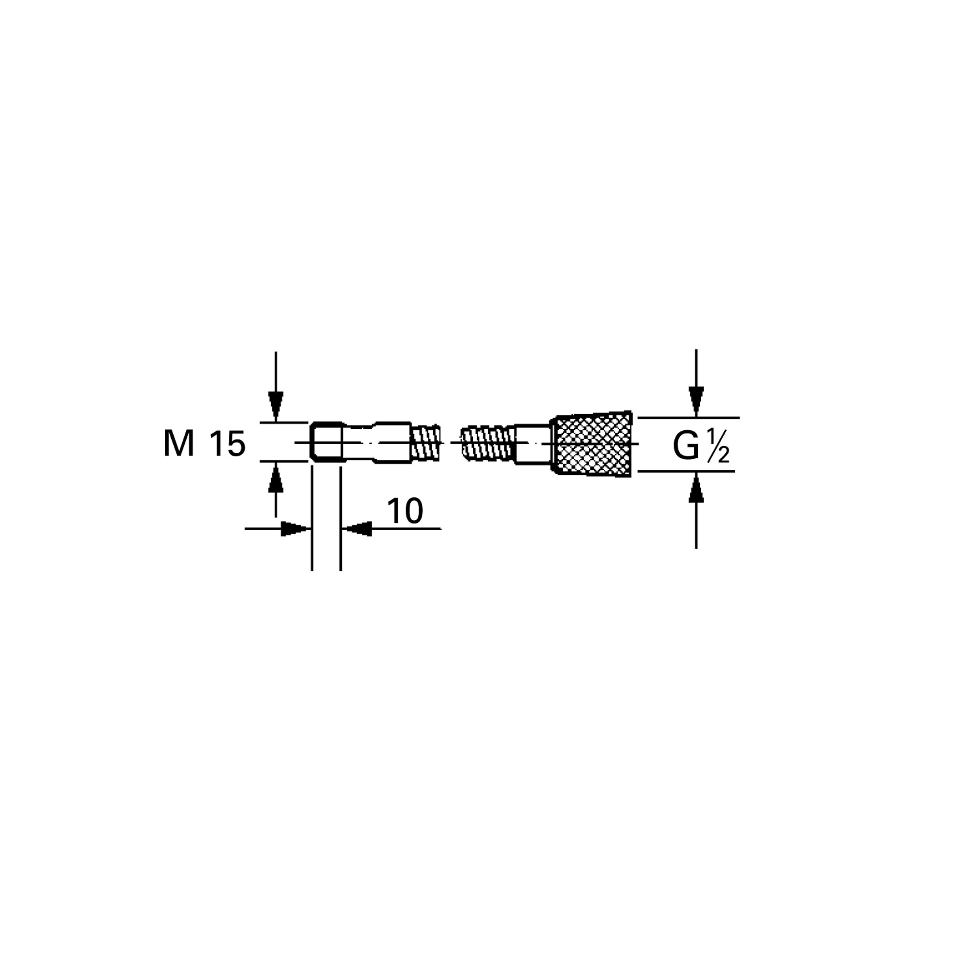 Grohe Metal Hortum Krom 46092000
