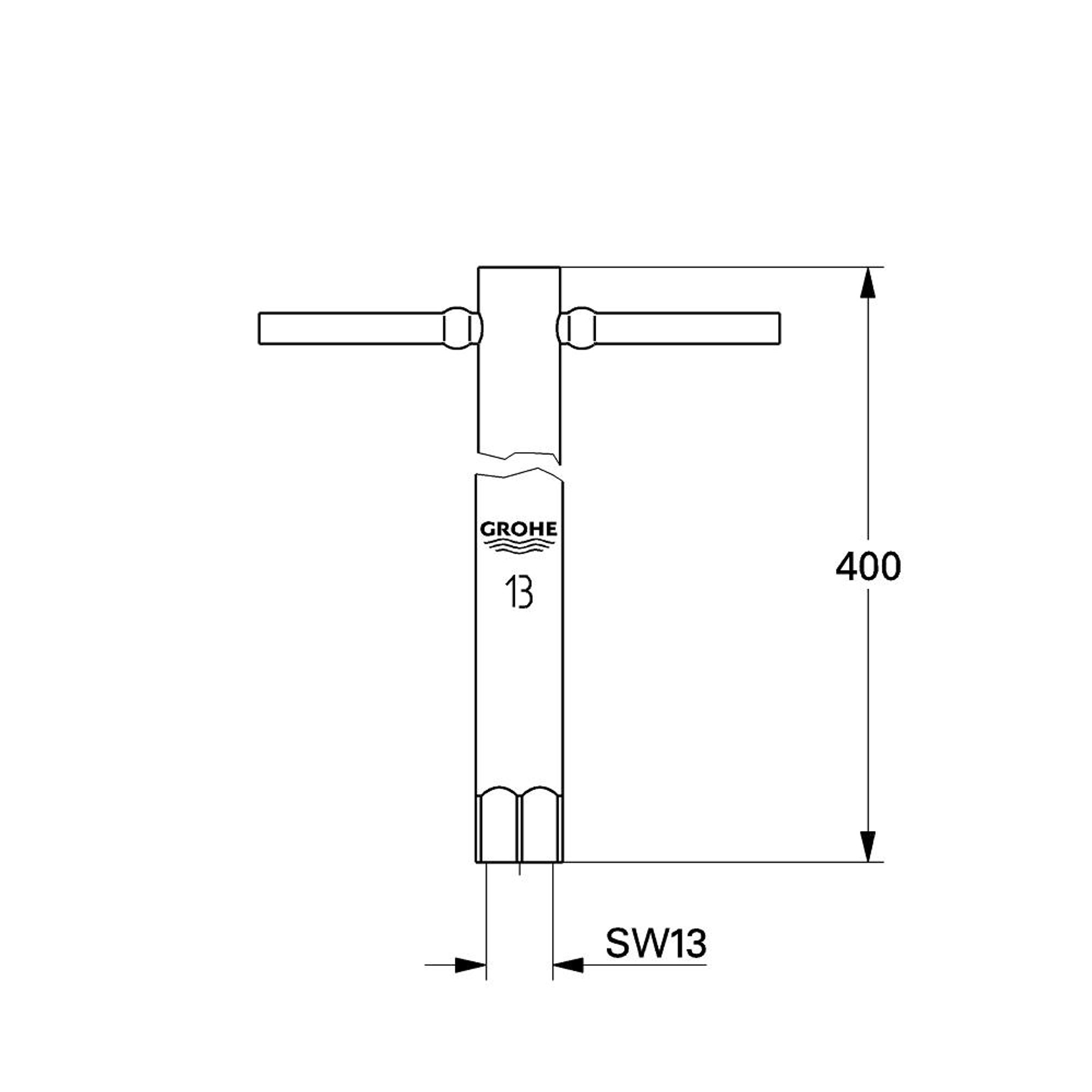 Grohe Montaj Anahtarı Krom 19017000
