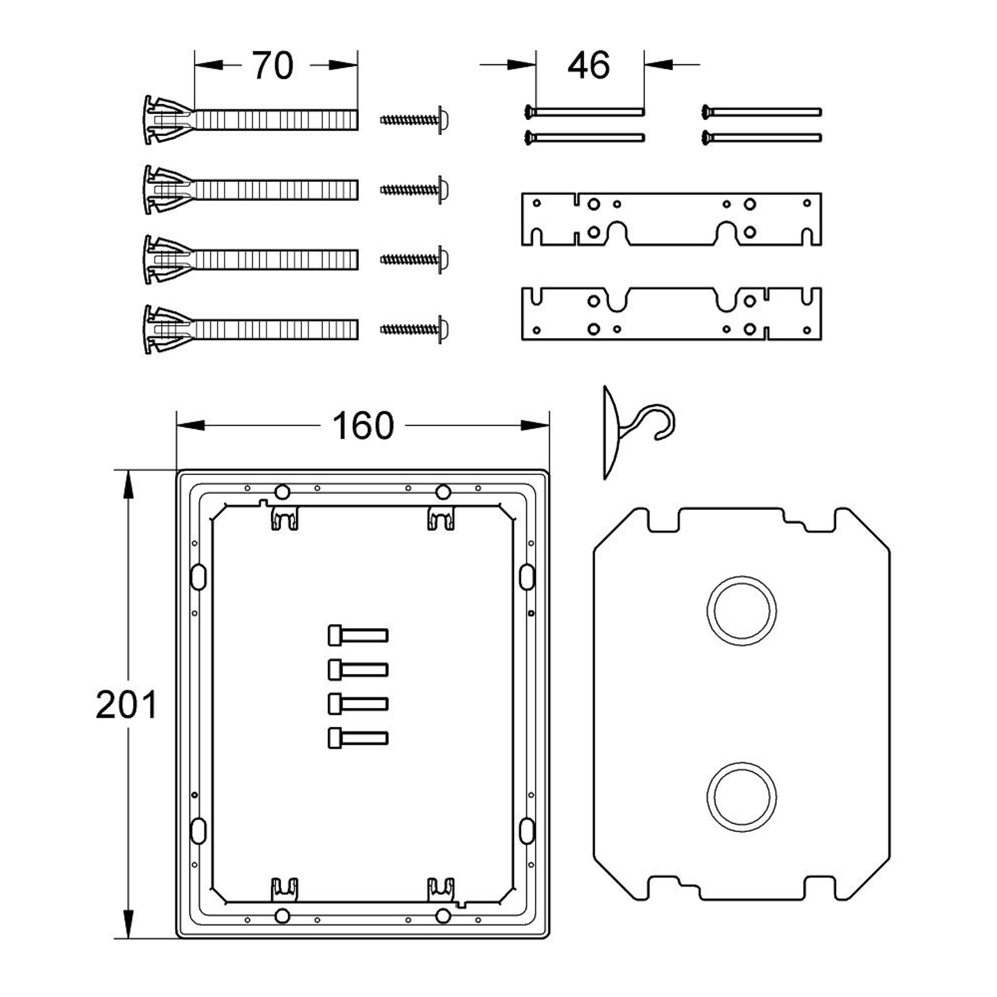 Grohe Montaj Seti Krom 38957000