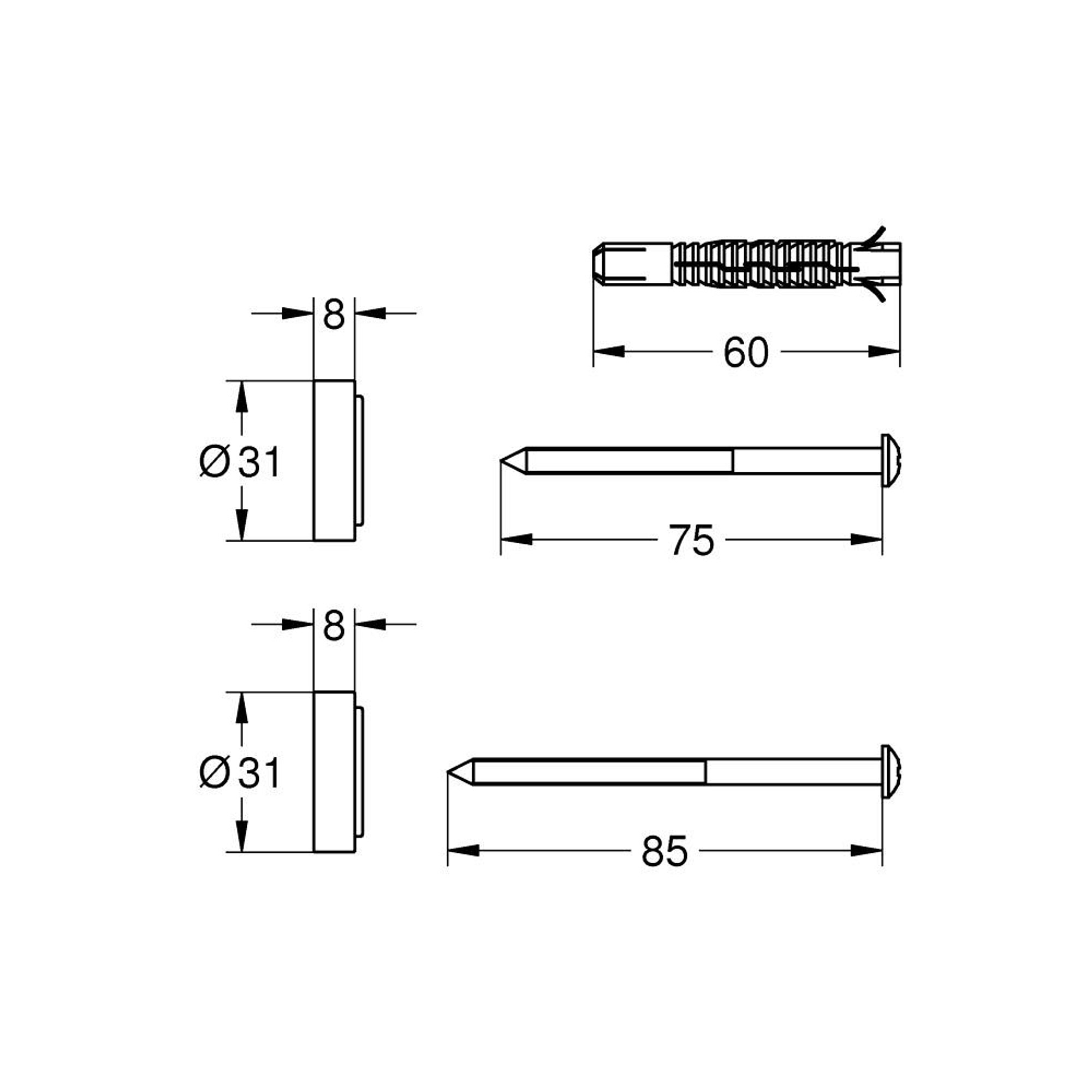 Grohe New Tempesta System Dengeleme Pulu 26496000